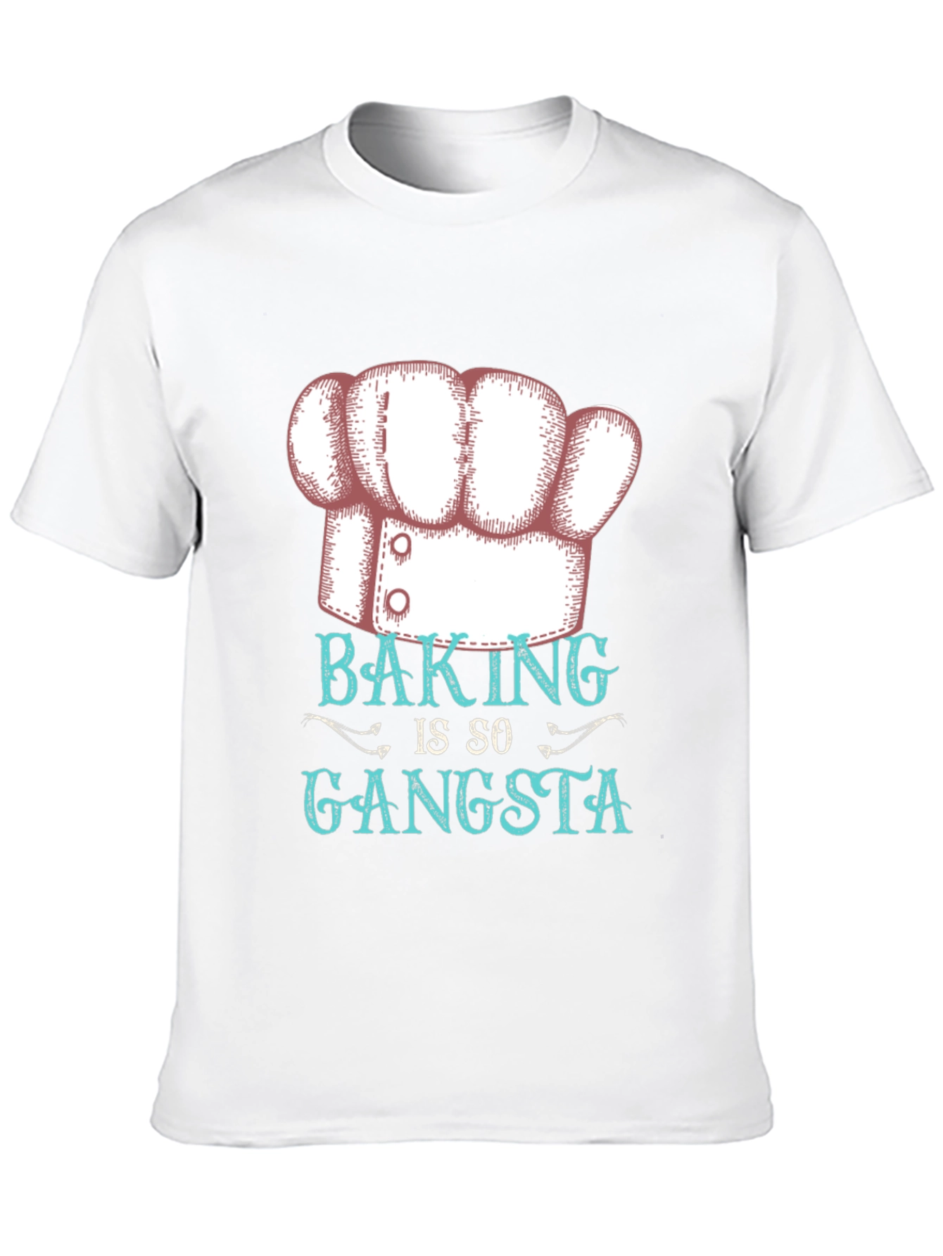 Black Baking Is So Gangsta Graphic T-Shirt view 10
