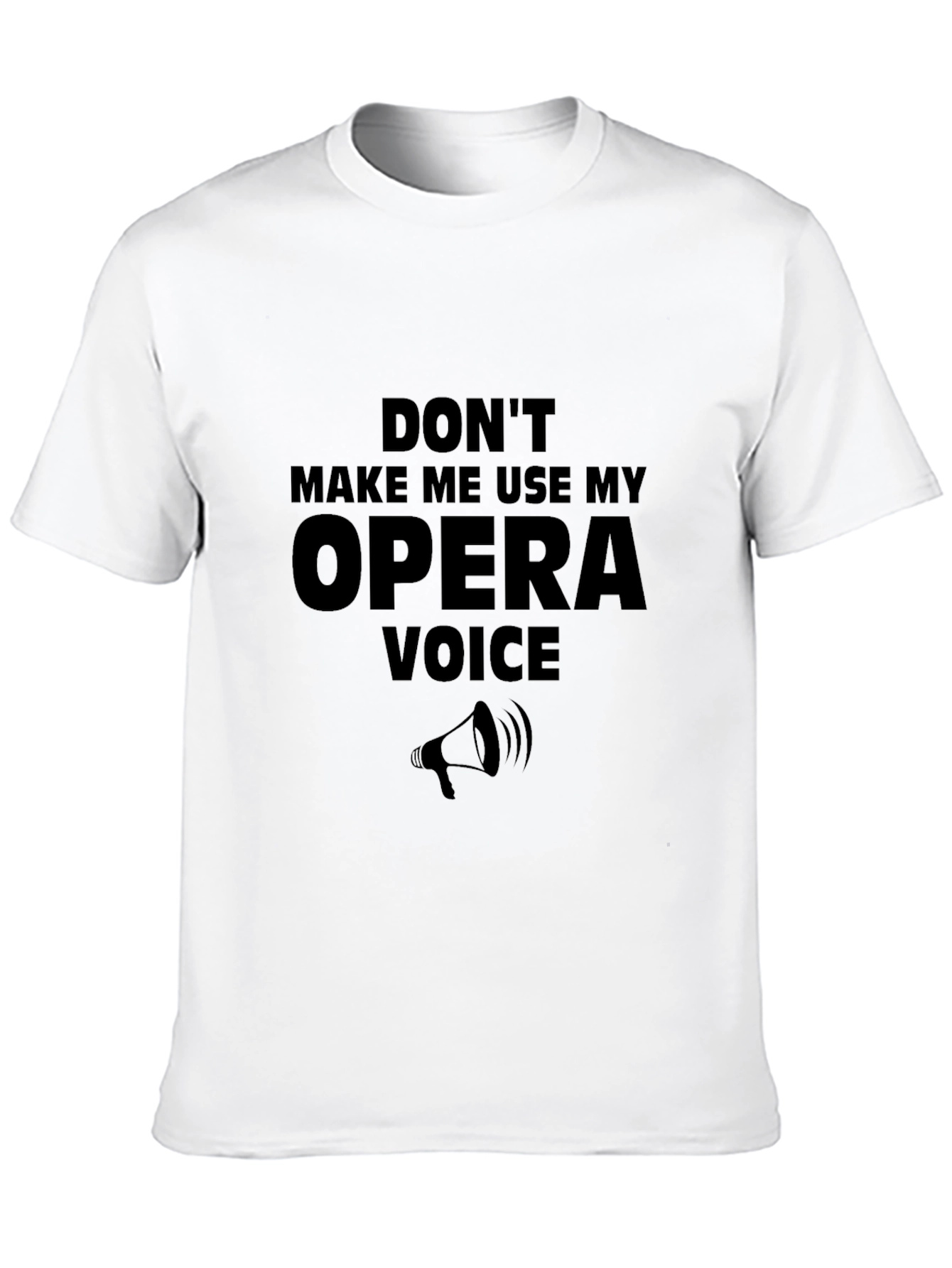 Black Opera Voice T-Shirt - Funny Graphic Tee view 10