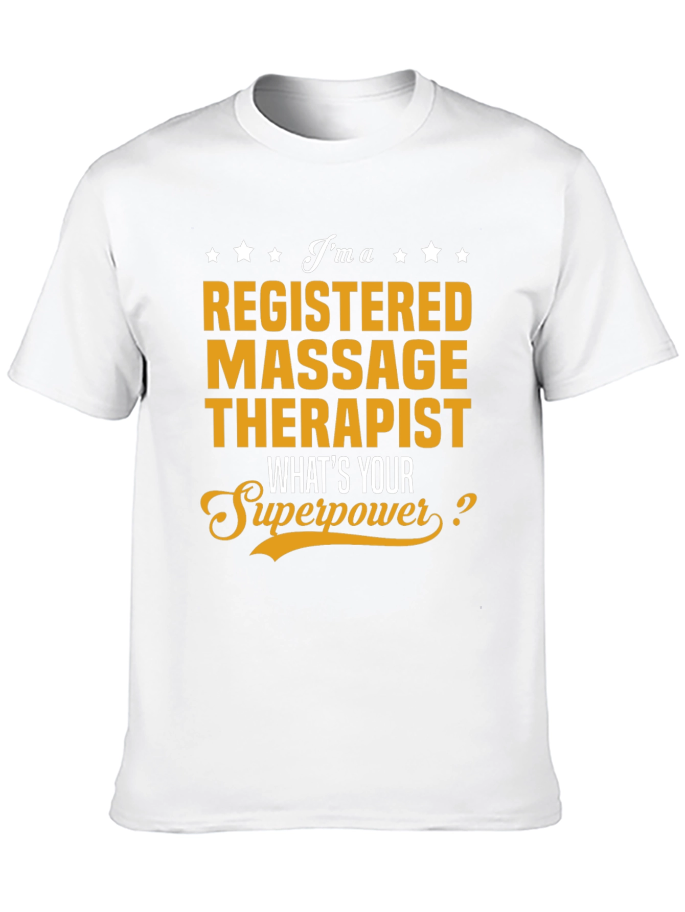 Black Massage Therapist Superpower T-Shirt - Black view 10