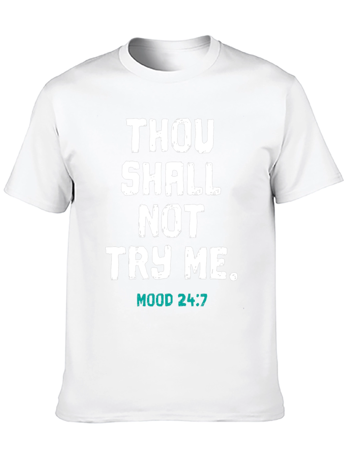 Black Thou Shalt Not Try Me Black T-Shirt view 10