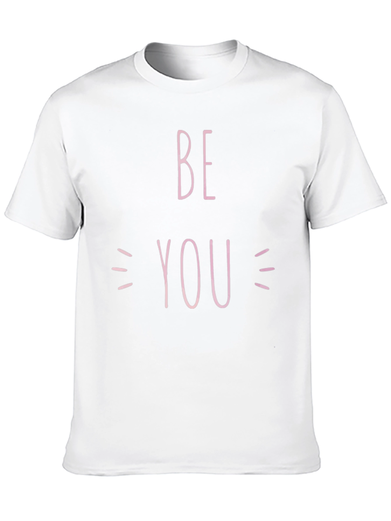 Black Be You T-Shirt - Trendy Short Sleeve Crew Neck Tee view 10