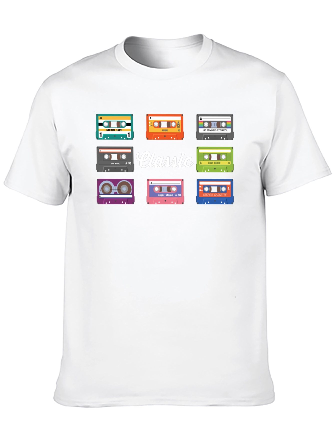 Black Classic Cassette Tape Graphic Tee view 10