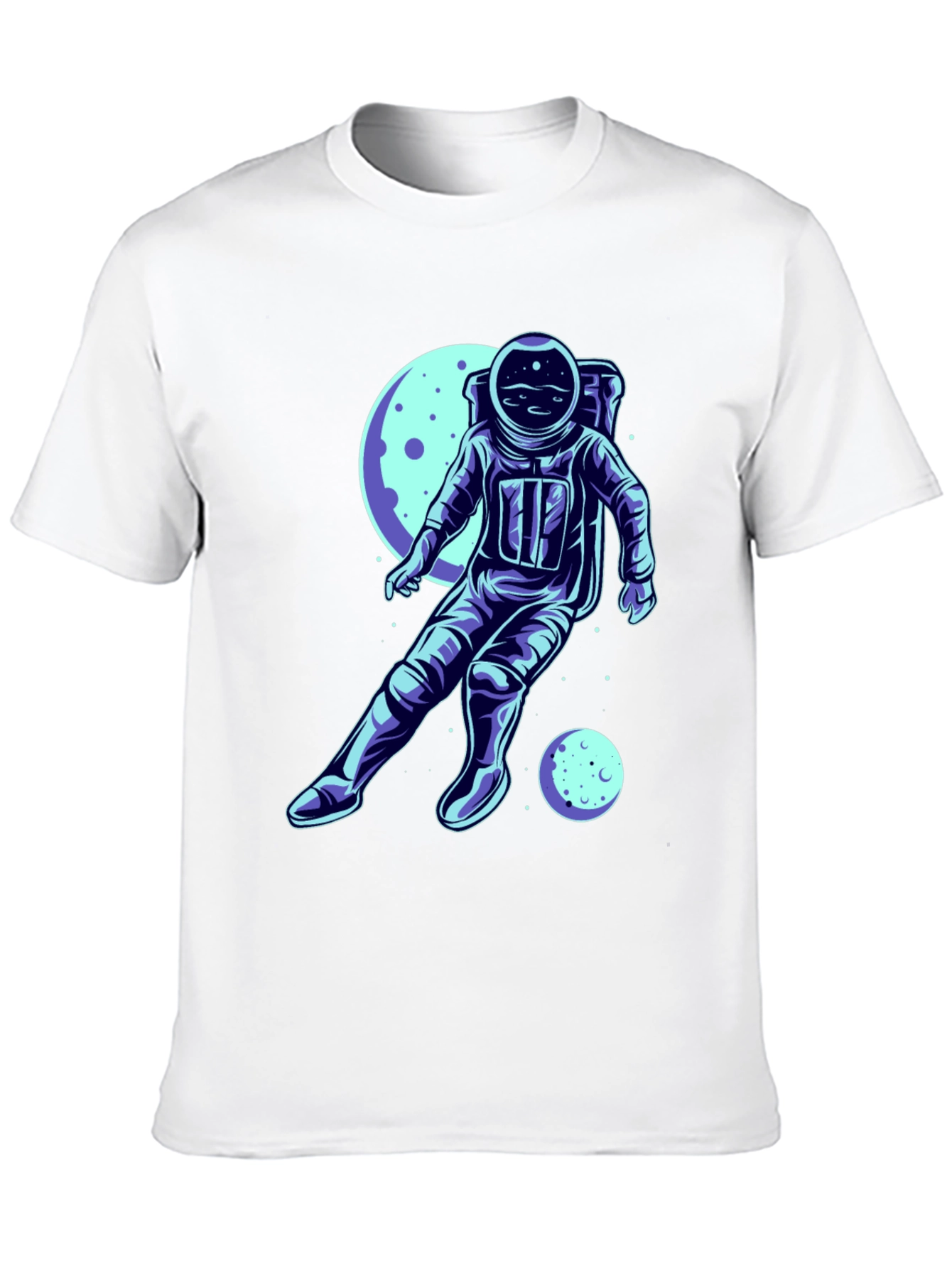 Black Astronaut Graphic Tee - Space Adventure Shirt view 10