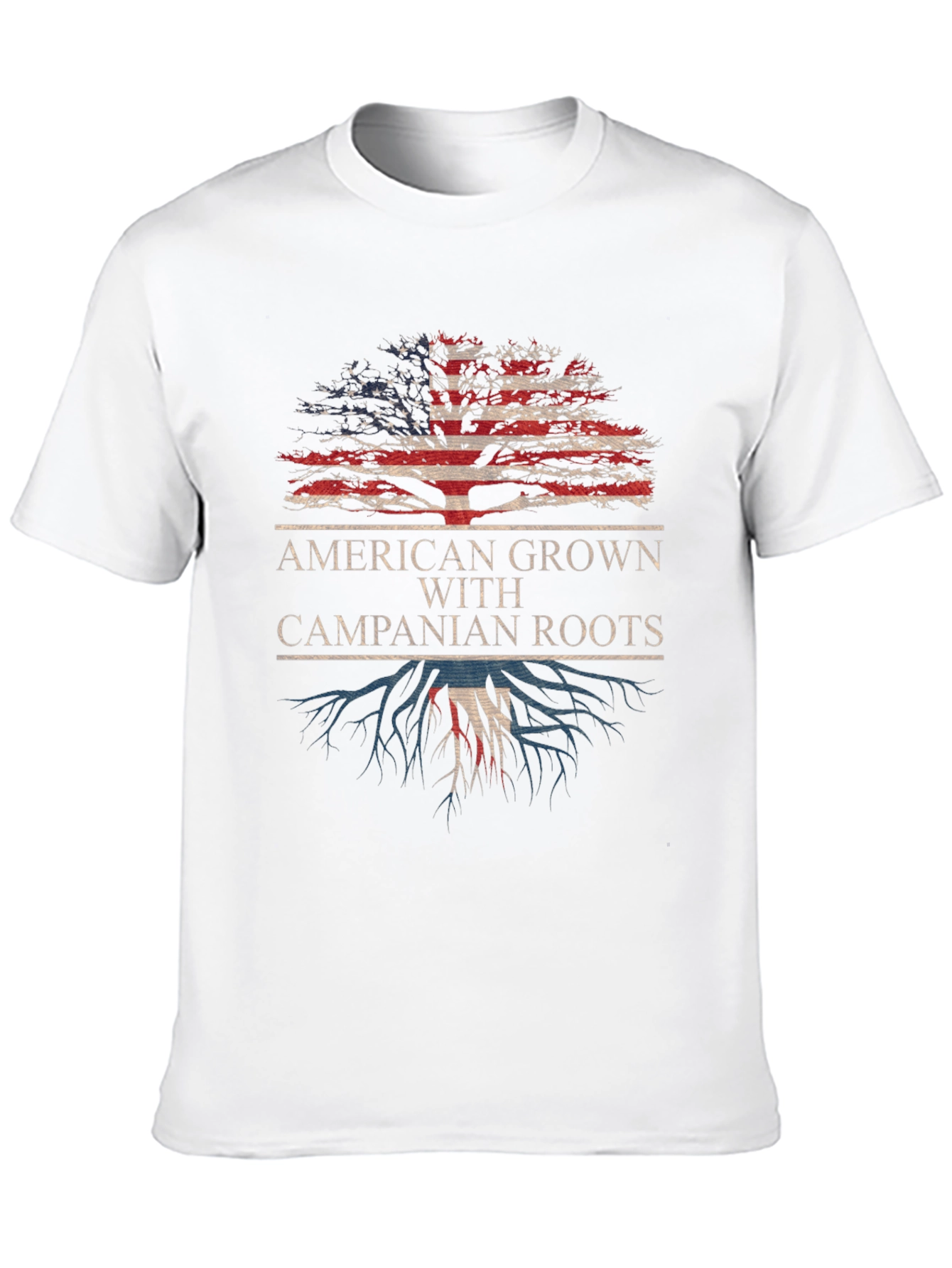 Black American Grown Campanian Roots T-Shirt view 10