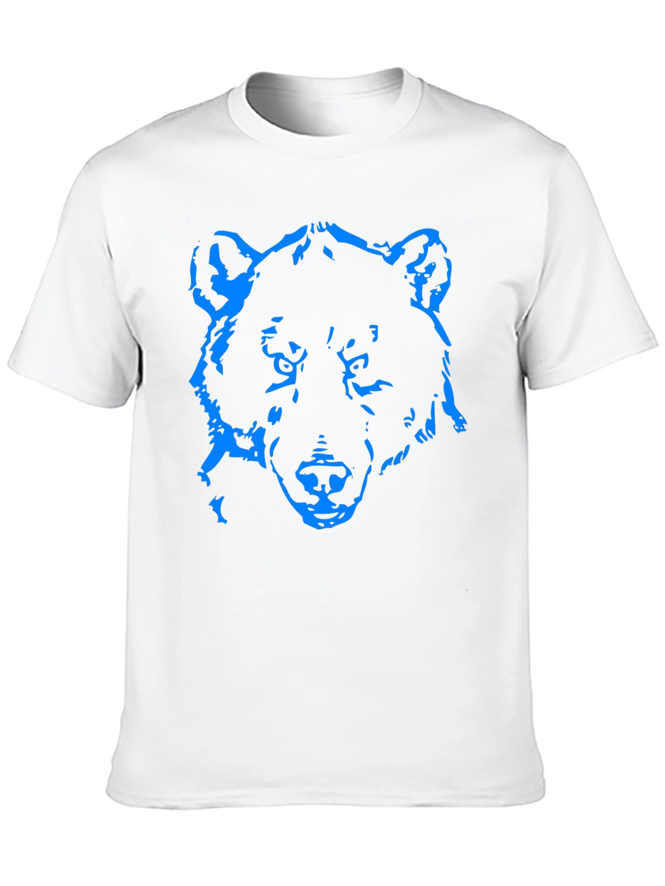 Black Bold Bear Graphic Tee - Men's Black Crew Neck Shirt view 10