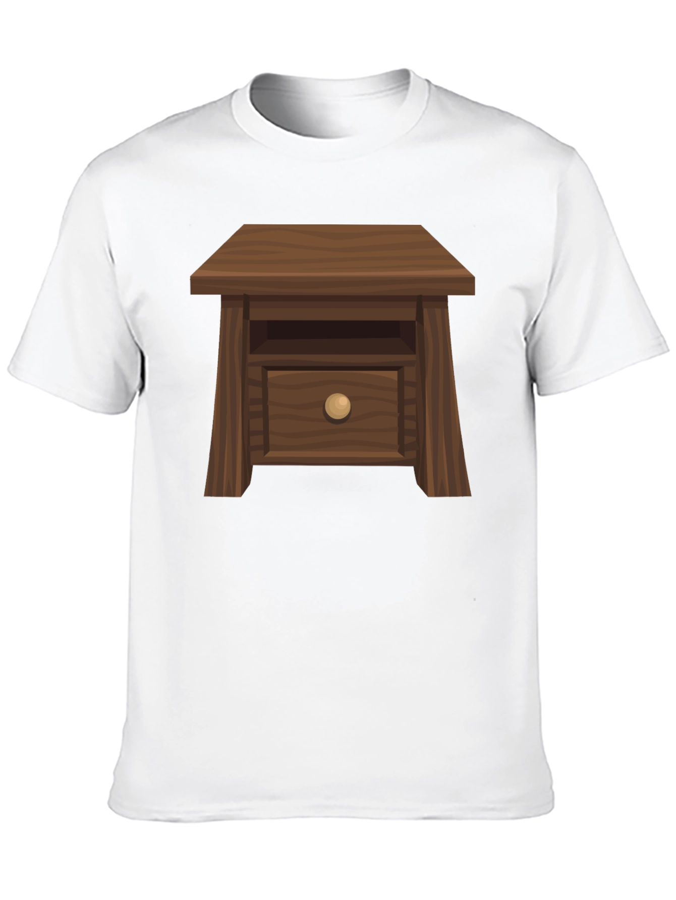 Black Novelty Nightstand Graphic Tee - Unique & Comfortable view 10
