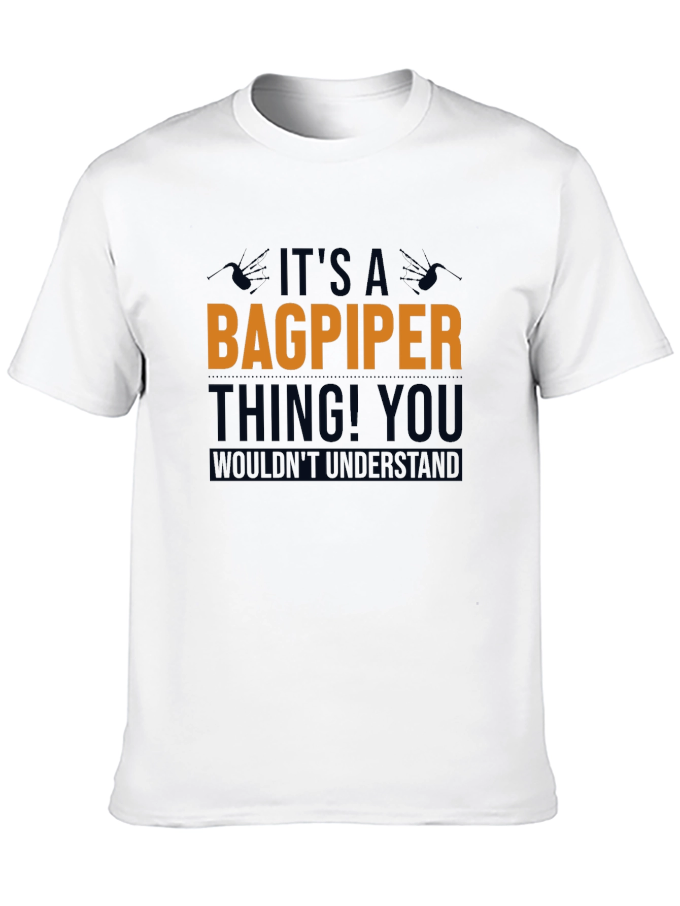 Black It's a Bagpiper Thing T-Shirt - Black view 10
