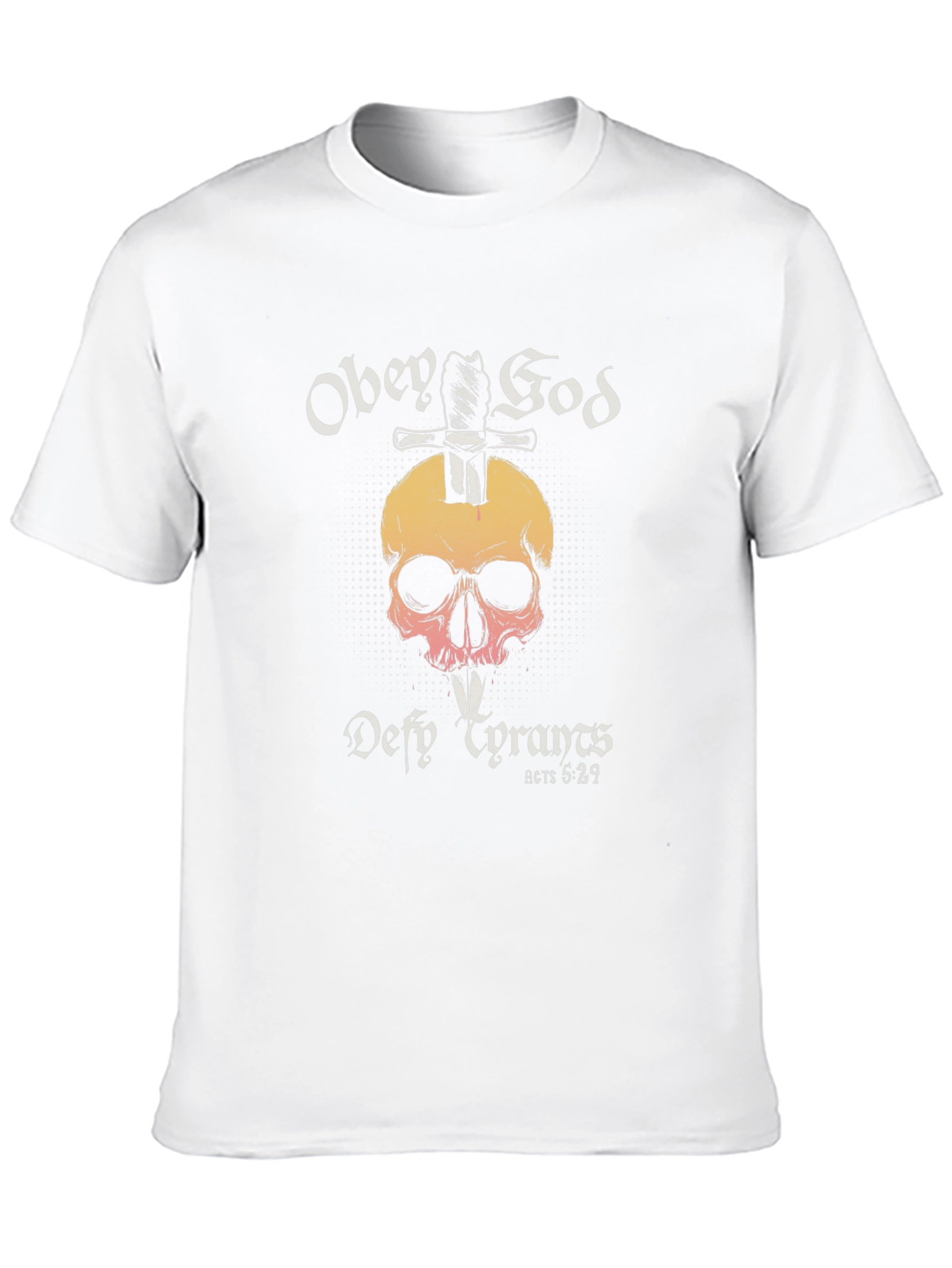 Black Obey God Defy Tyrants T-Shirt view 10
