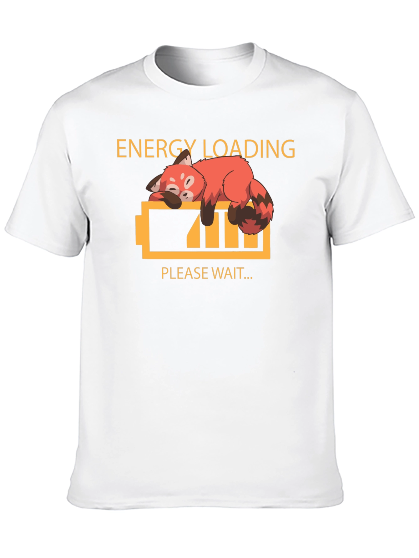 Black Energy Loading Red Panda T-Shirt view 10
