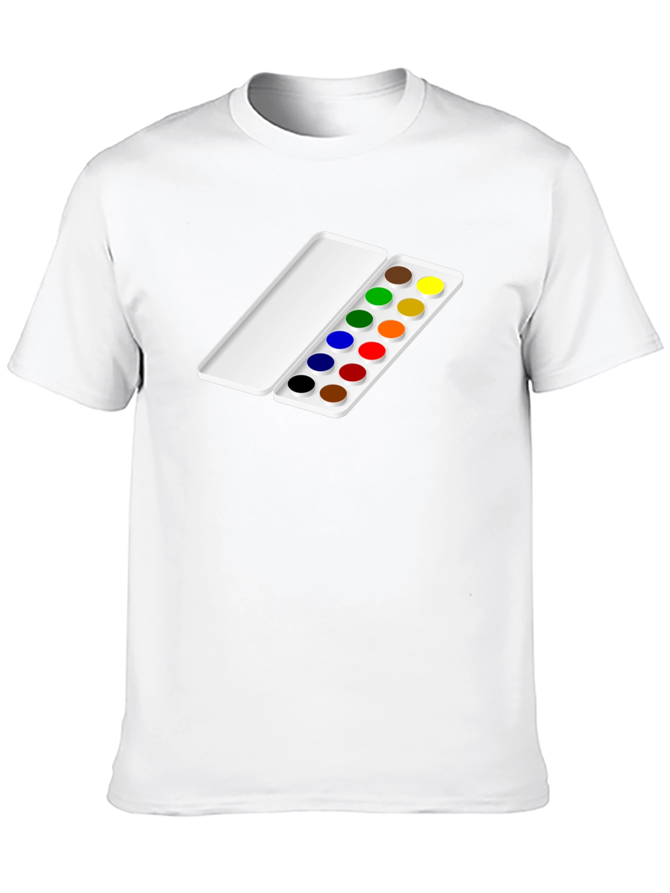Black Artist Palette T-Shirt - Colorful Creativity view 10