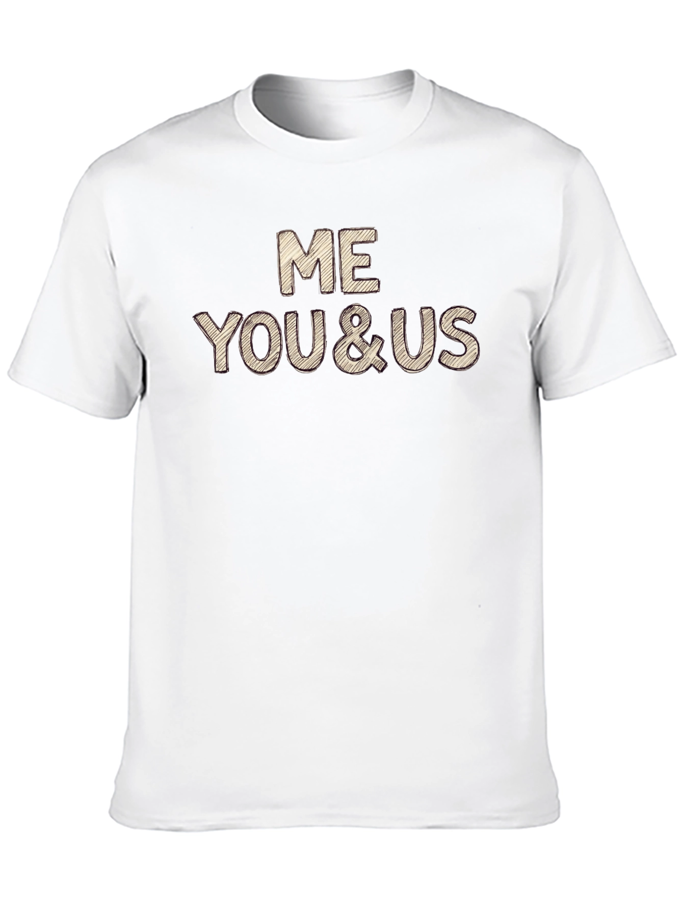 Black Me You and Us Graphic Tee - Soft Cotton Blend Casual T-Shirt view 10