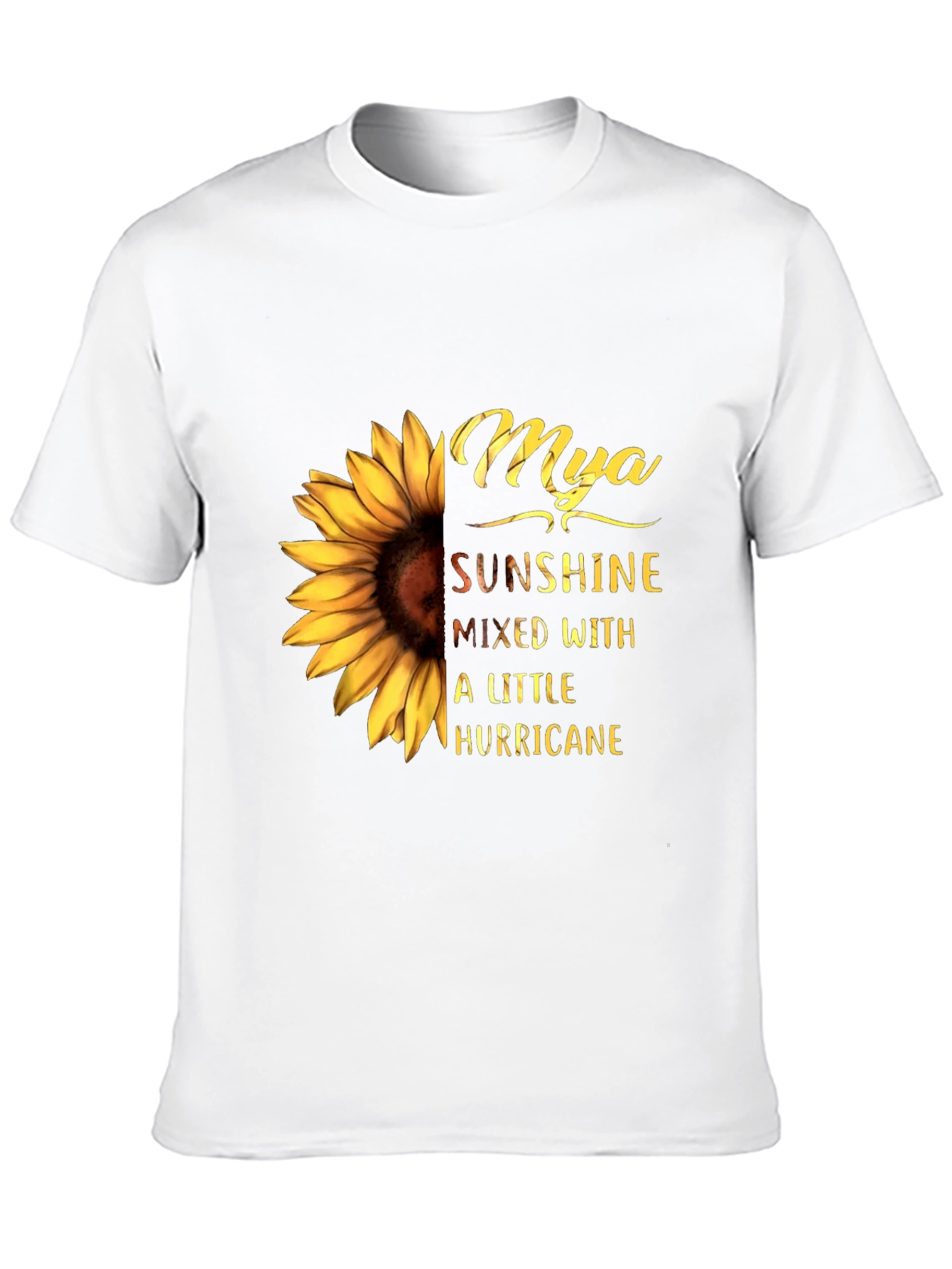 Black Sunflower Mya Sunshine T-Shirt view 10