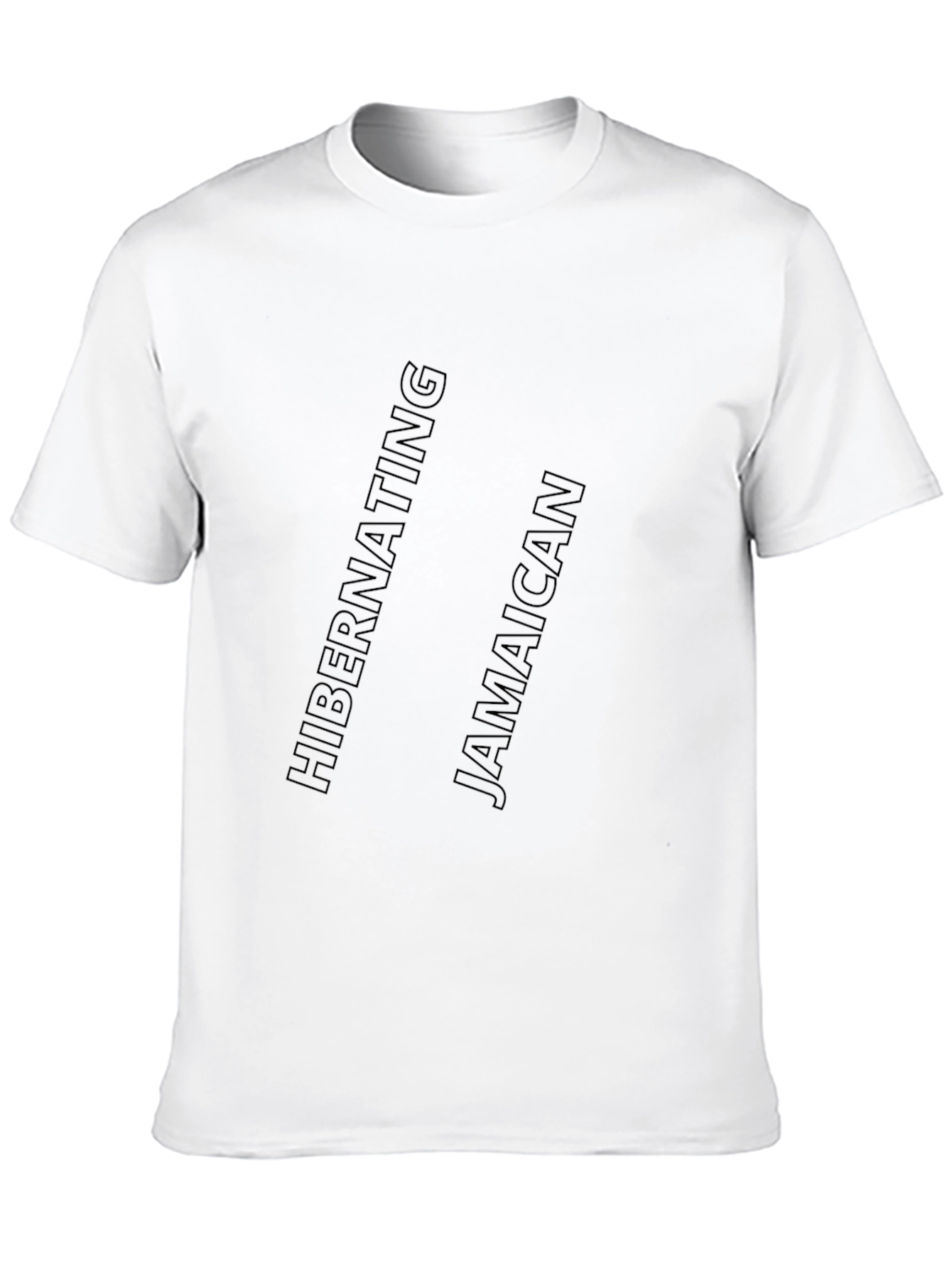 Black Hibernating Jamaican Black T-Shirt view 10