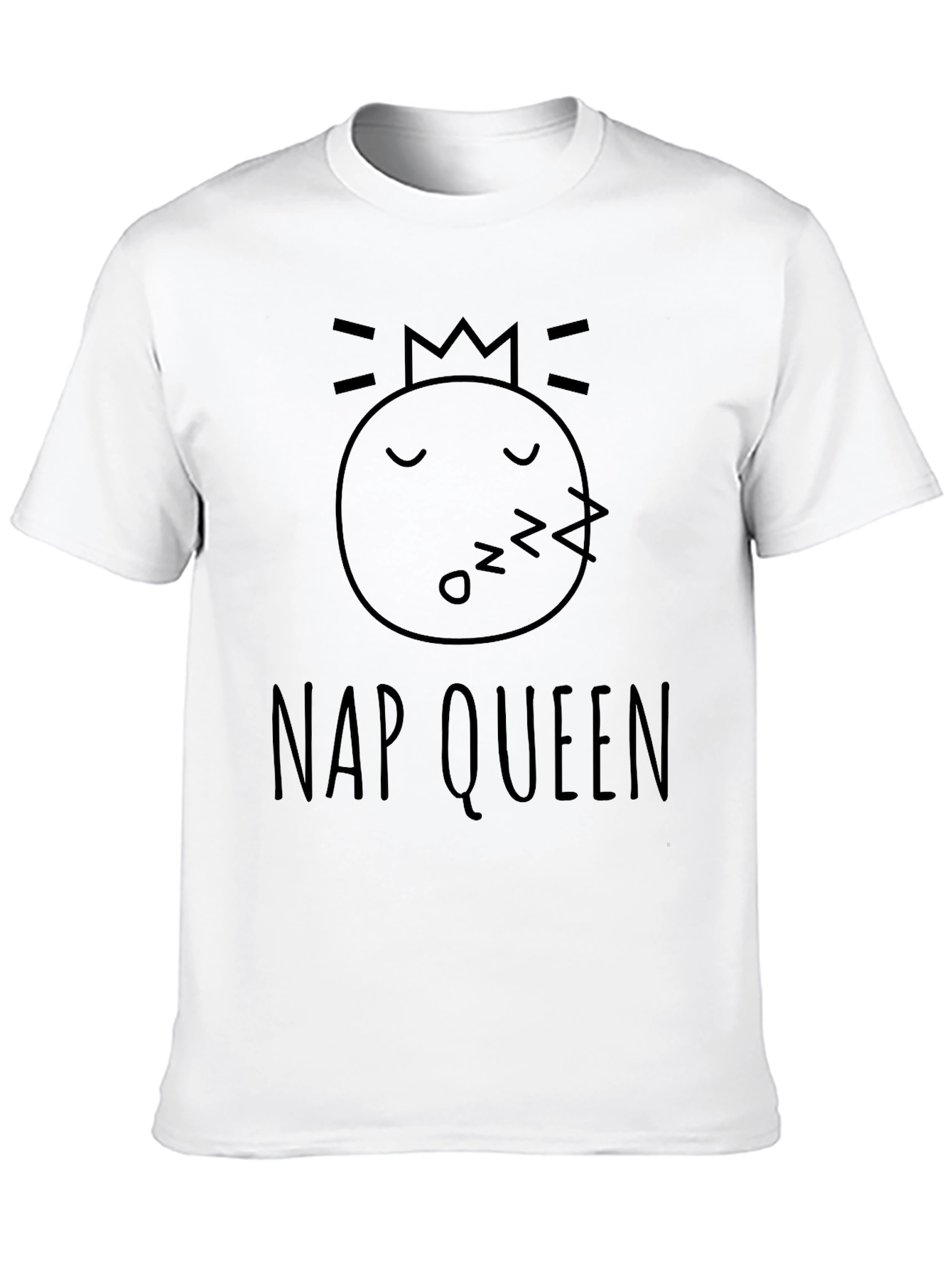 Black Nap Queen Black Graphic T-Shirt view 10