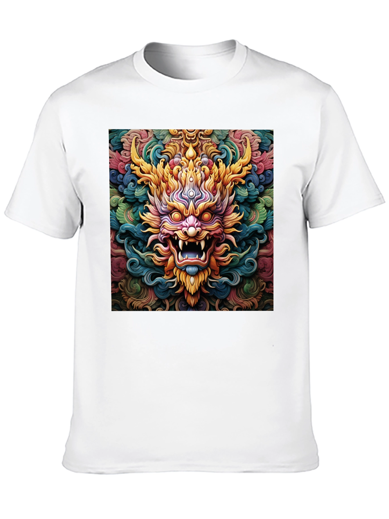 Black Dragon Graphic Tee - Unique Colorful Design view 10