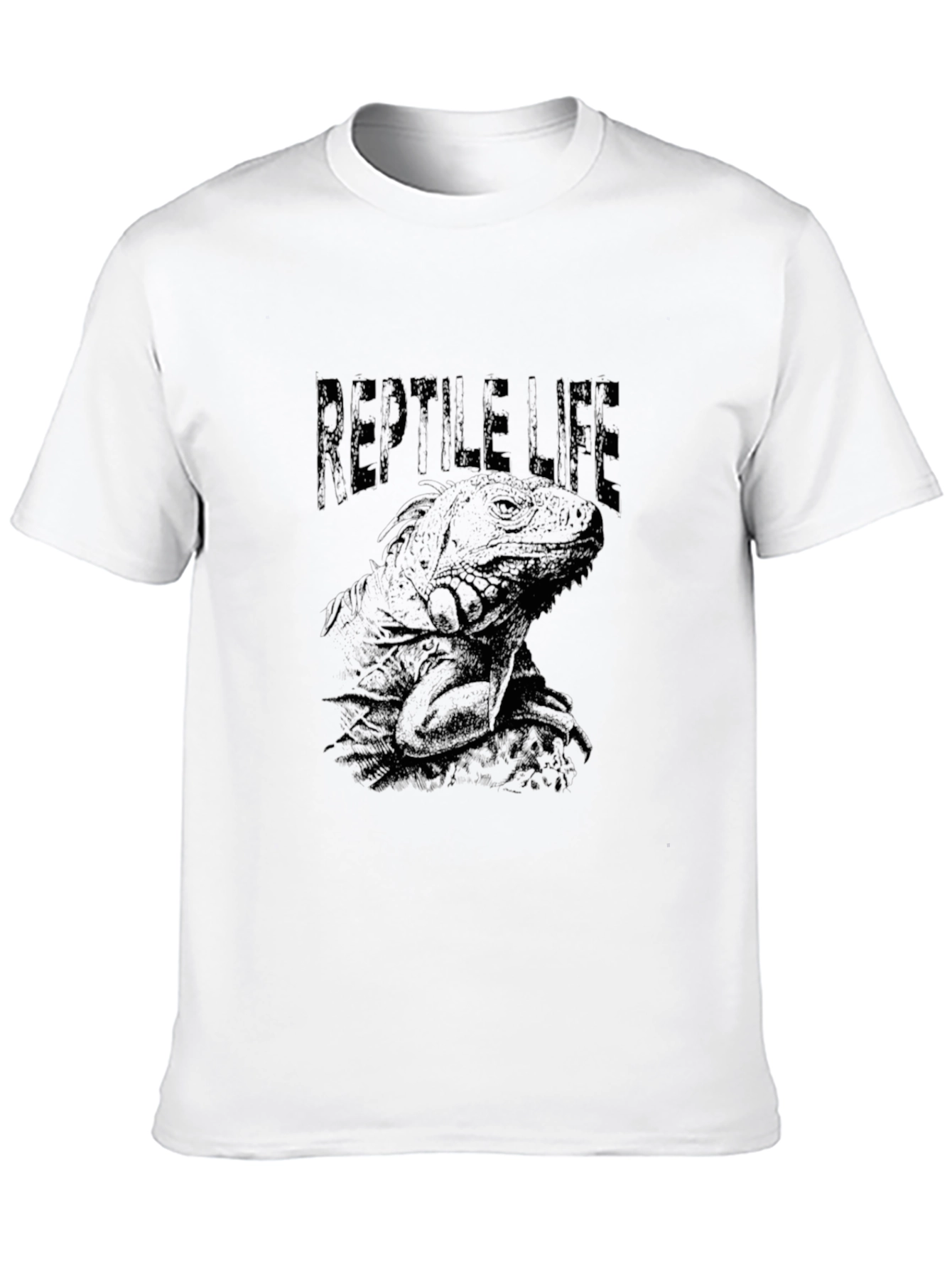 Black Reptile Life Graphic Tee - Black view 10