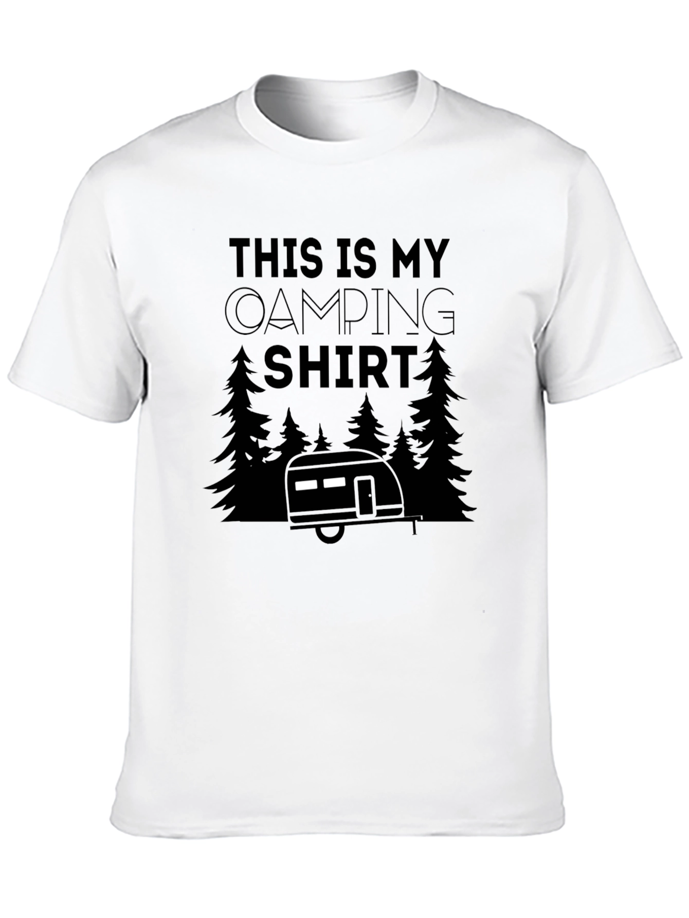 Black Camping Shirt - This Is My Camping Shirt view 10