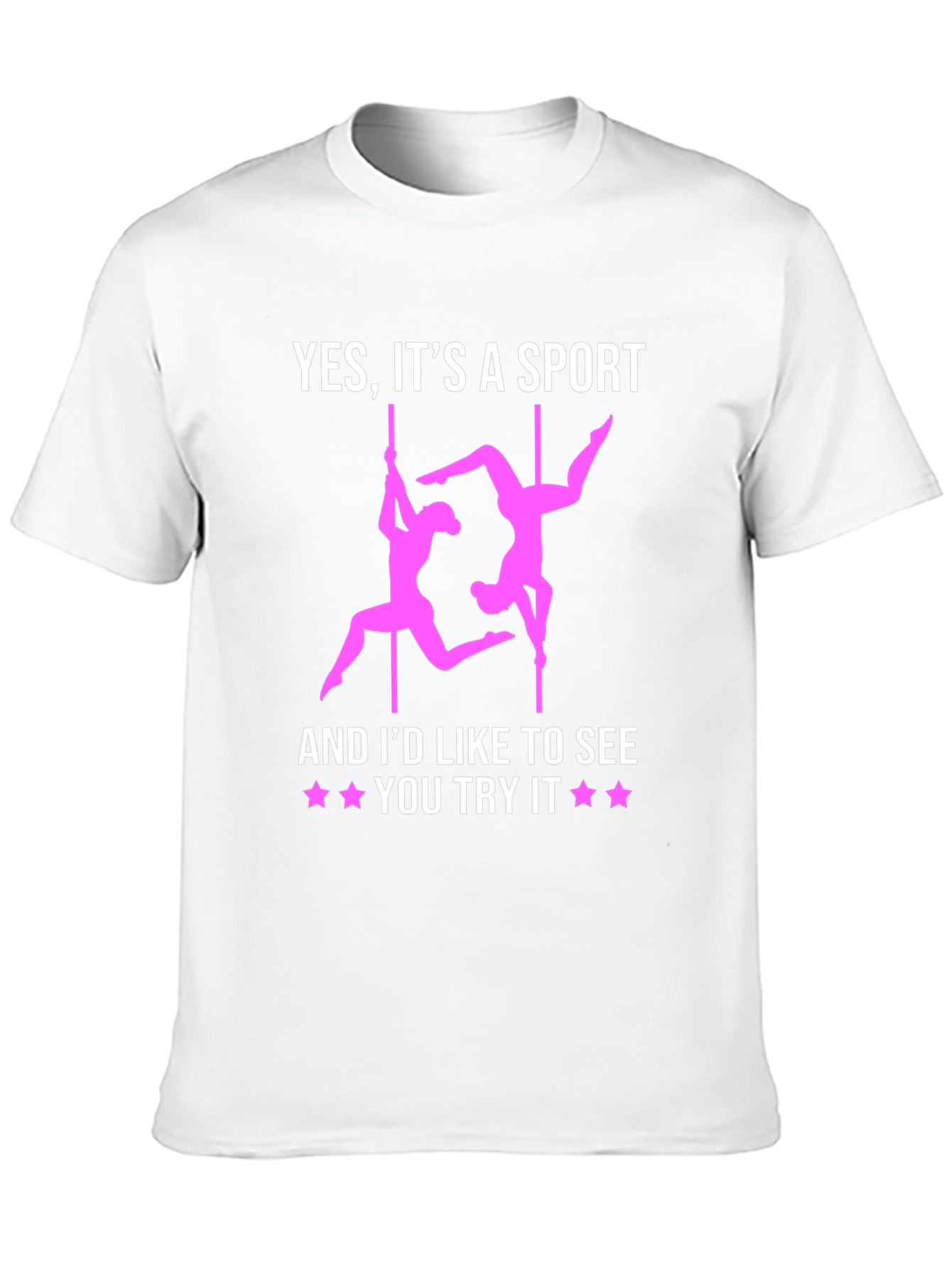 Black Pole Dancing Sport T-Shirt - Funny Athletic Apparel view 10