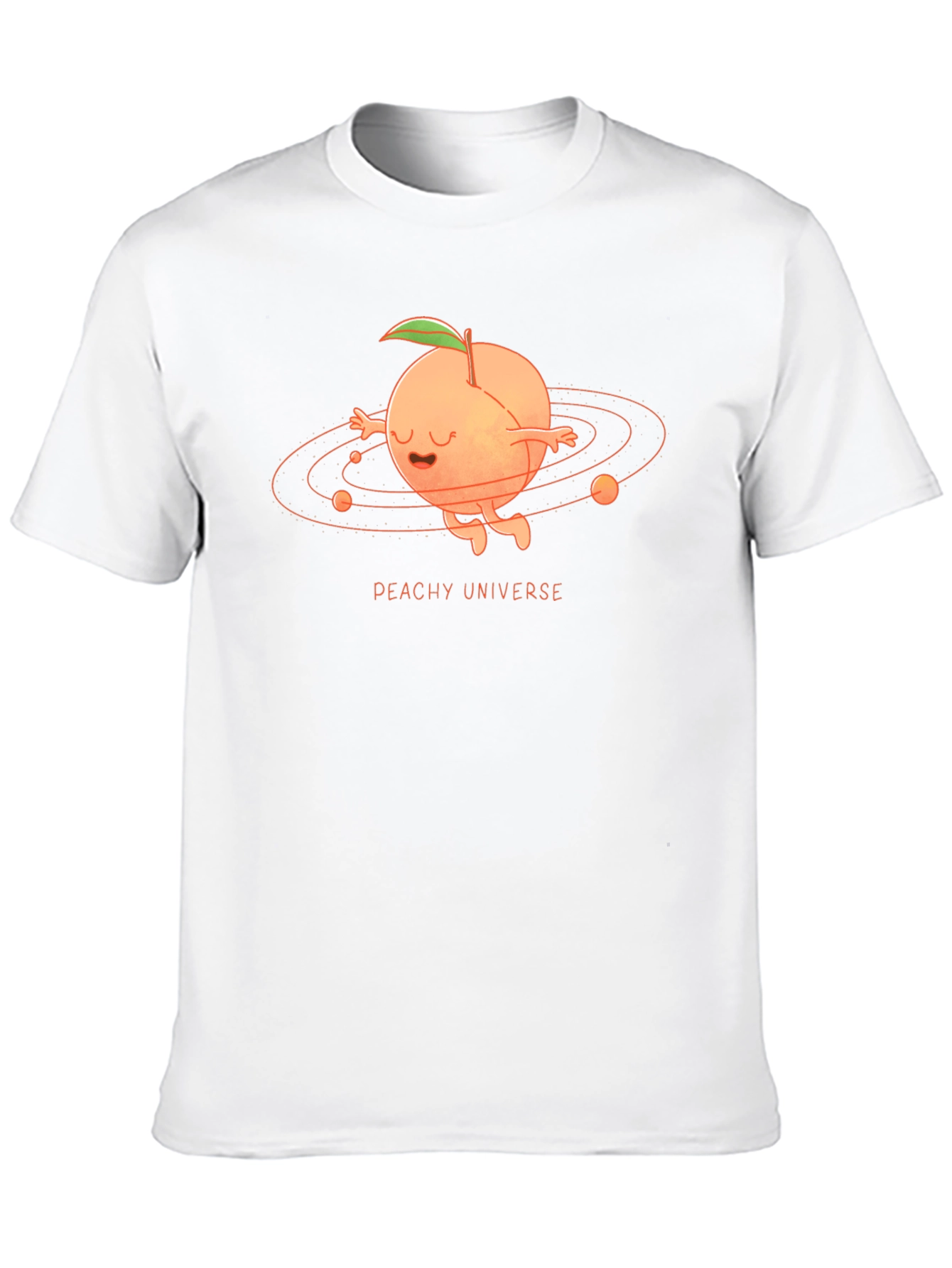 Black Peachy Universe Graphic Tee - Black view 10