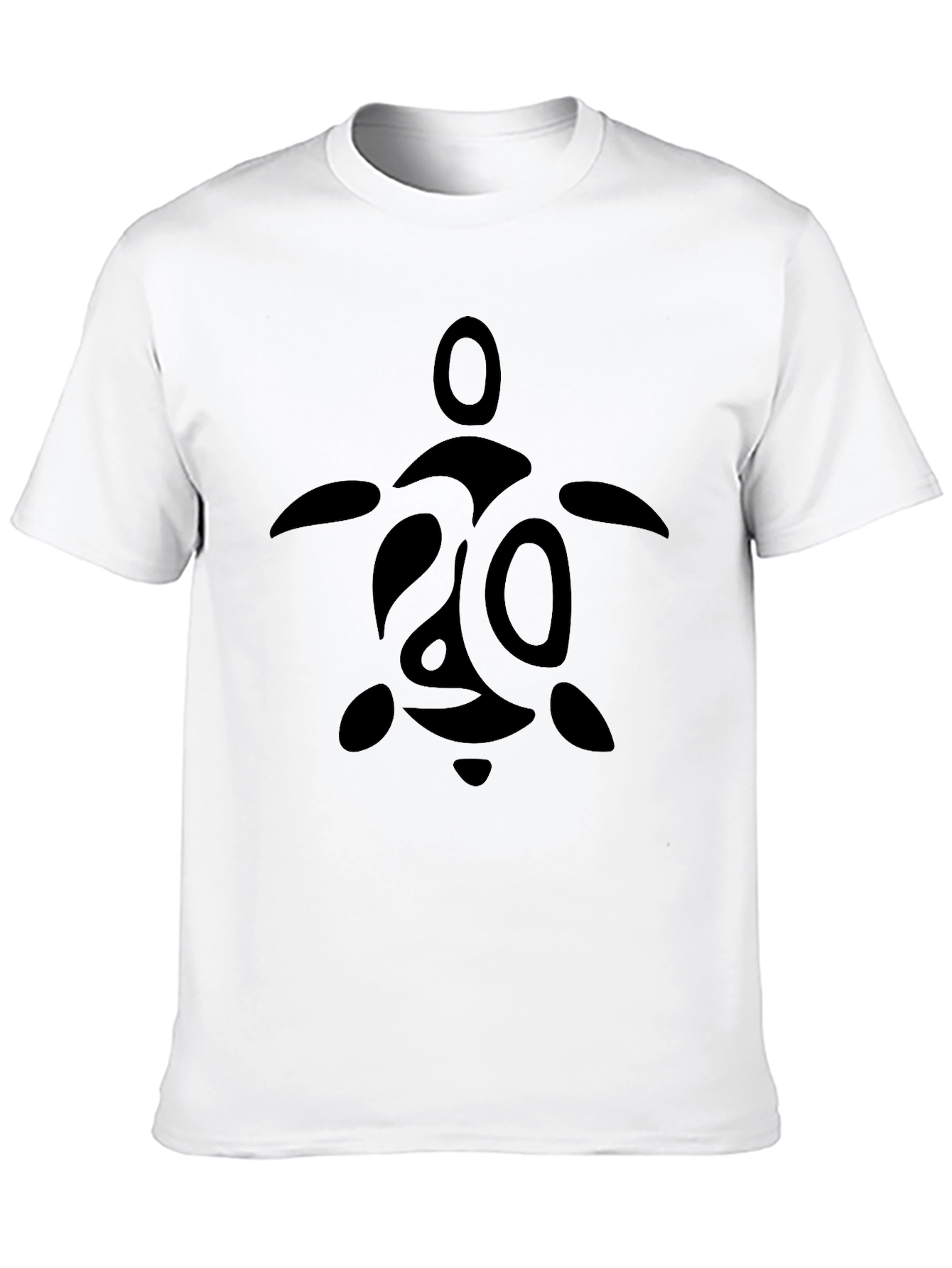 Black Turtle Graphic Men's Black T-Shirt view 10