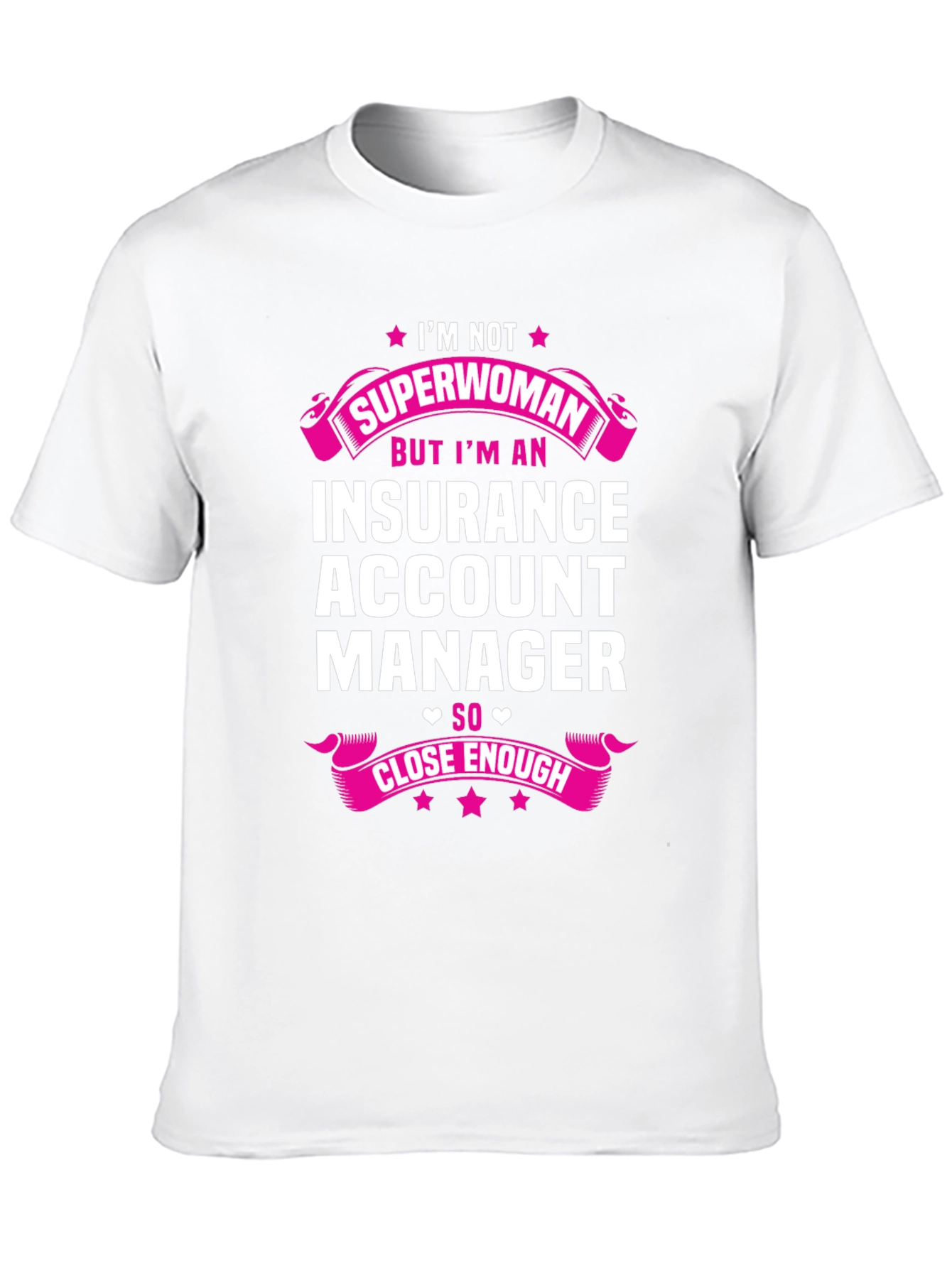 Black Insurance Account Manager Superwoman T-Shirt view 10