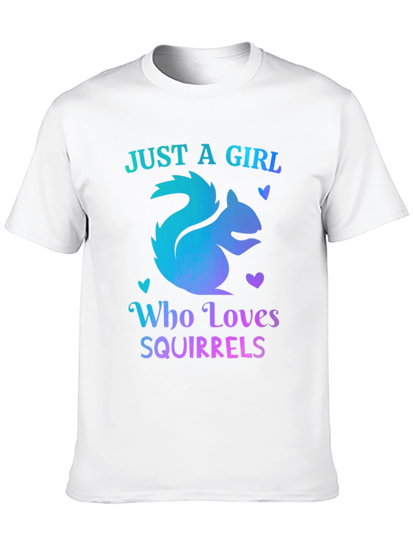 Black Girl Who Loves Squirrels T-Shirt view 10