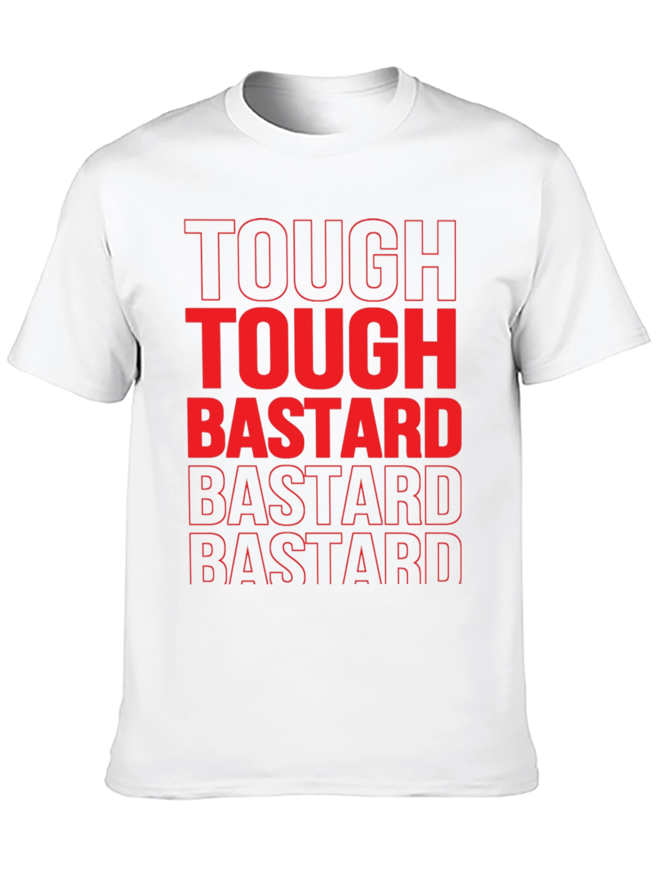 Black Tough Bastard Graphic Tee view 10
