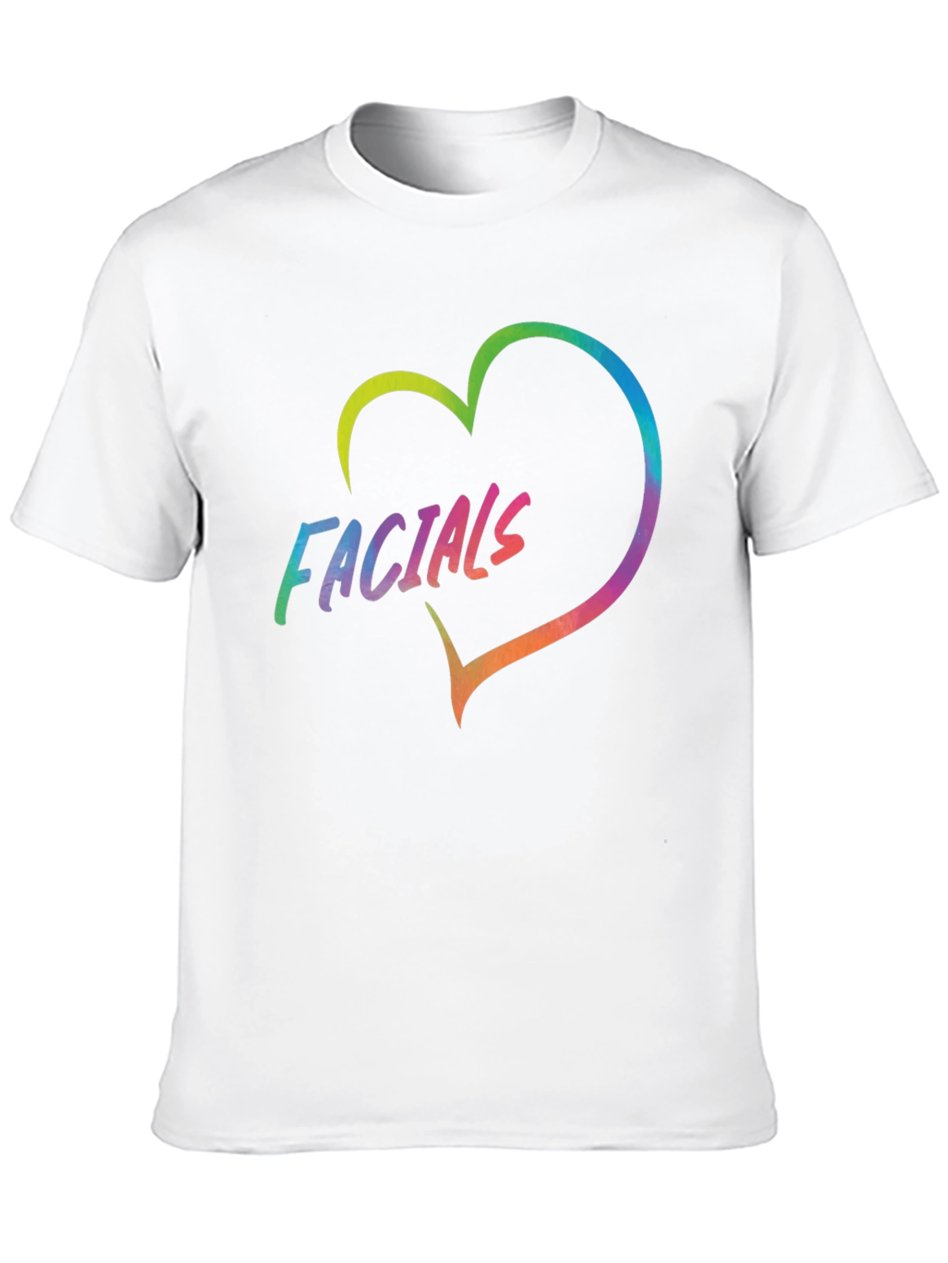 Black Facials Heart T-Shirt - Express Yourself! view 10