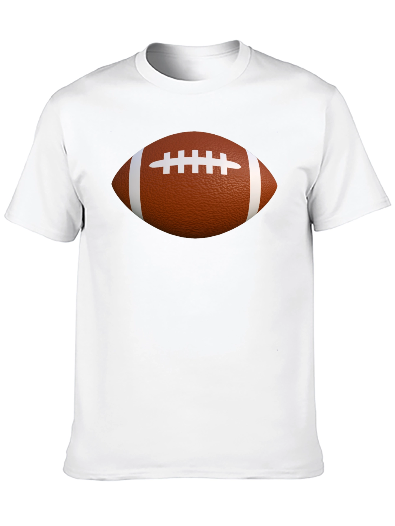 Black Football Graphic T-Shirt - Casual Cotton Tee view 10
