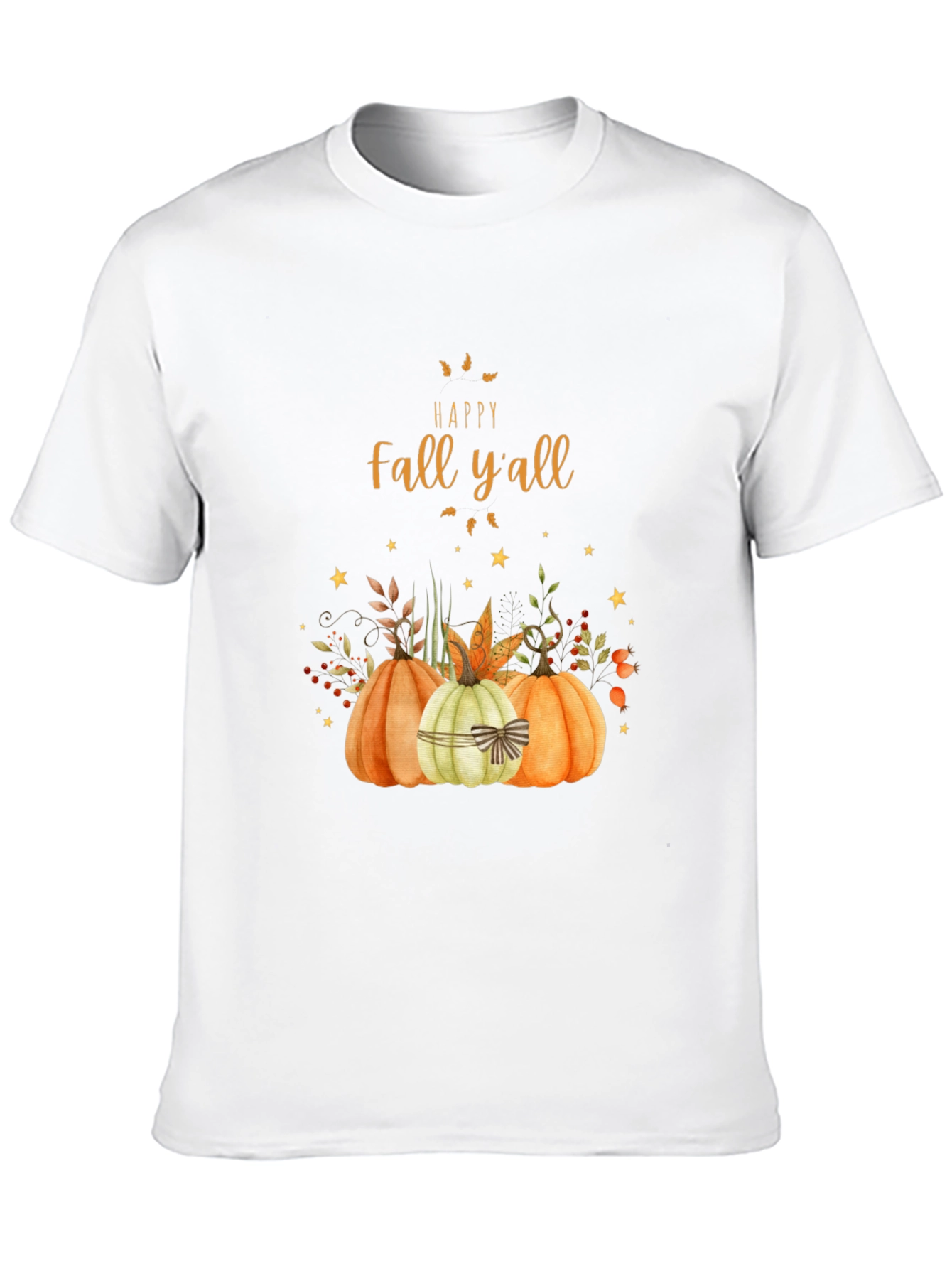 Black Fall Y'all Pumpkin T-Shirt view 10