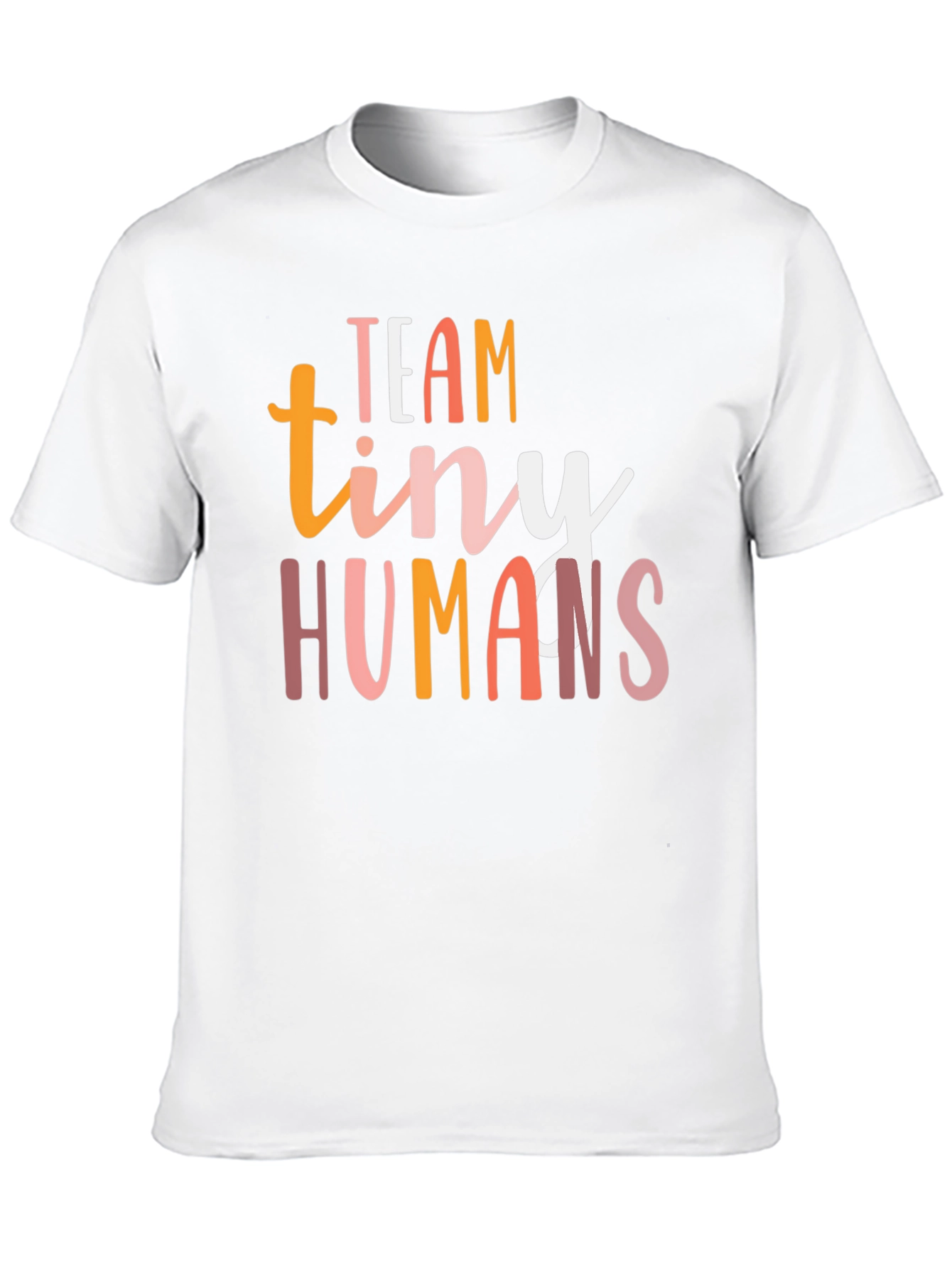 Black Team Tiny Humans Graphic Tee view 10