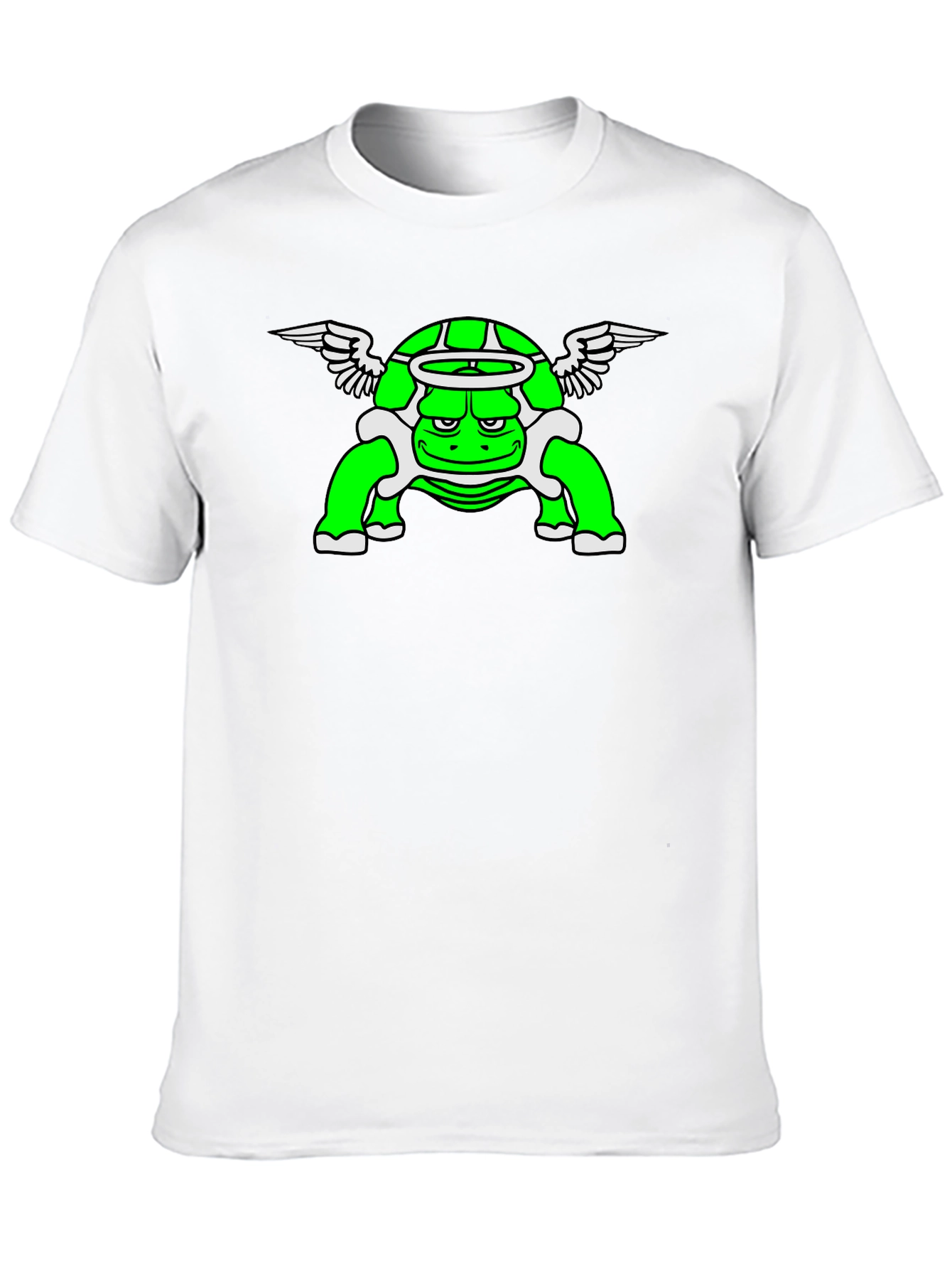 Angel Turtle Graphic Tee - Unique Cartoon Design! - 10