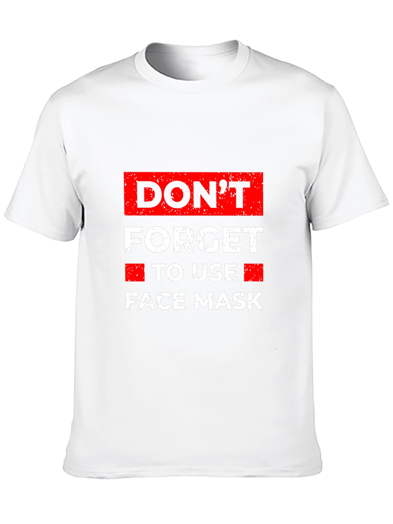 Black Don't Forget Face Mask Graphic Tee - Black view 10