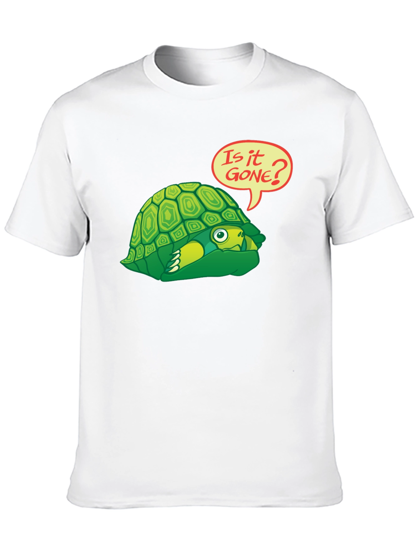 Black Funny Turtle Graphic T-Shirt - Is It Gone? view 10