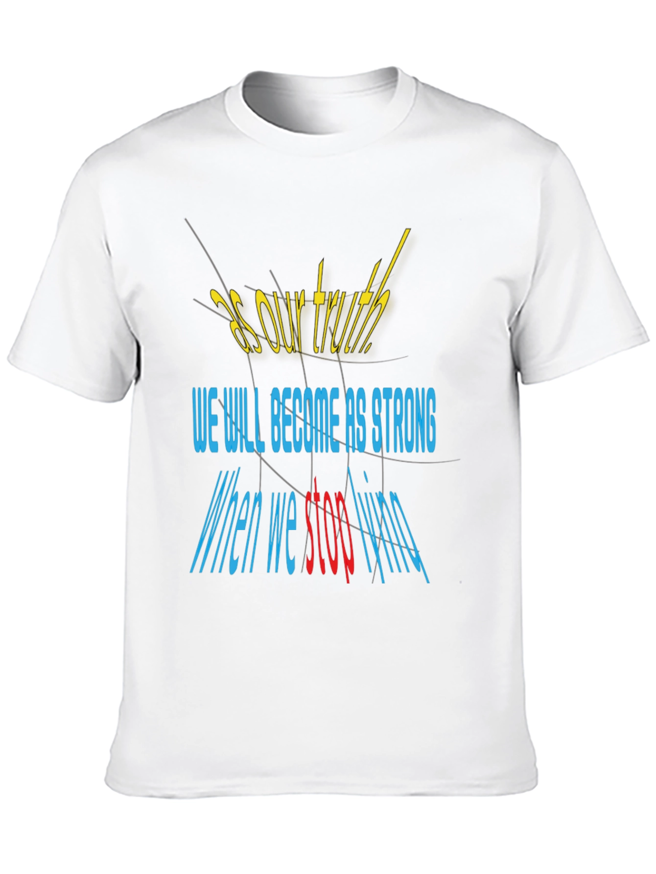 Black Motivational Graphic Tee - As Our Truth view 10