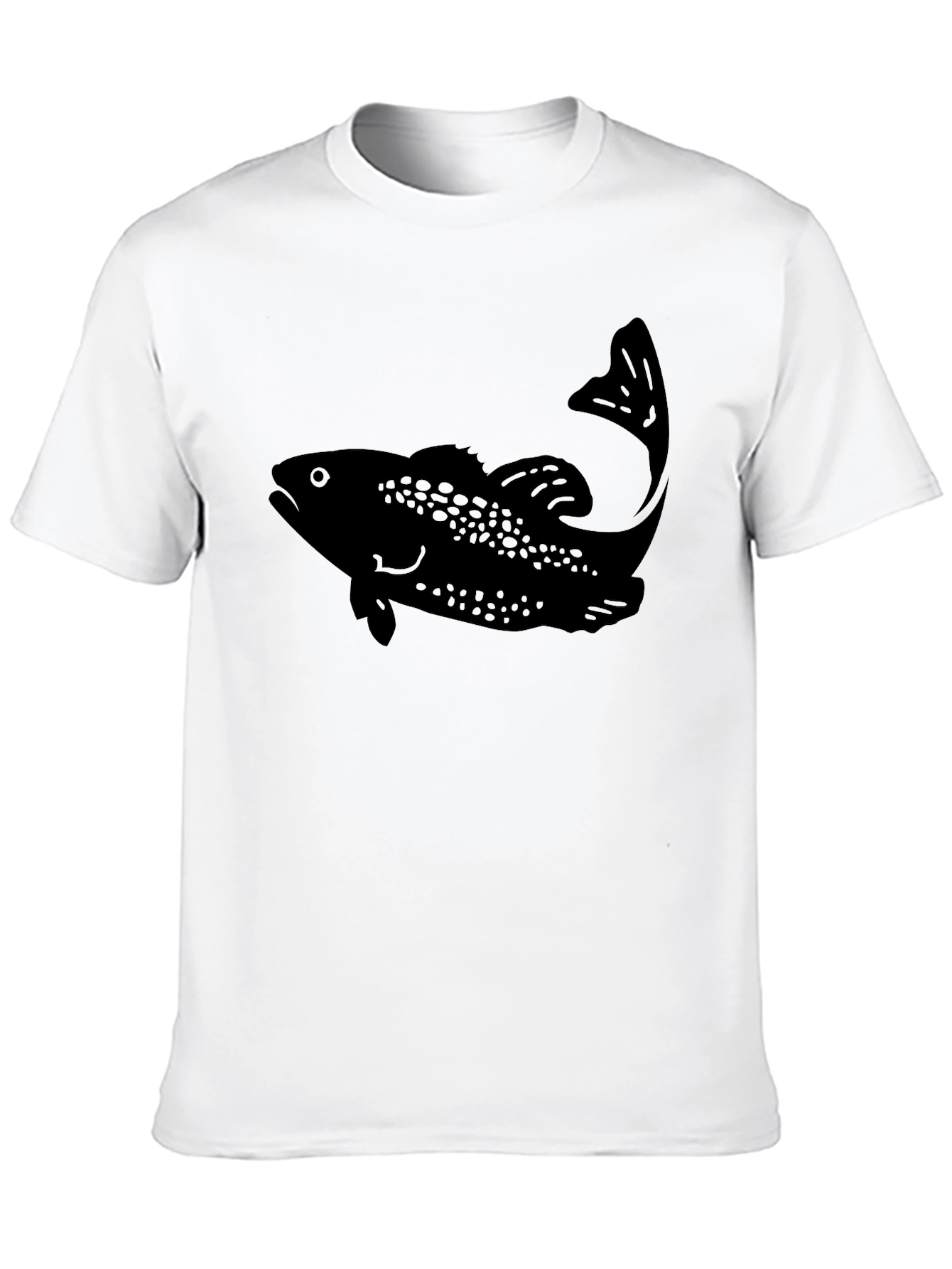 Black Black Fish Graphic Tee - Casual Style view 10