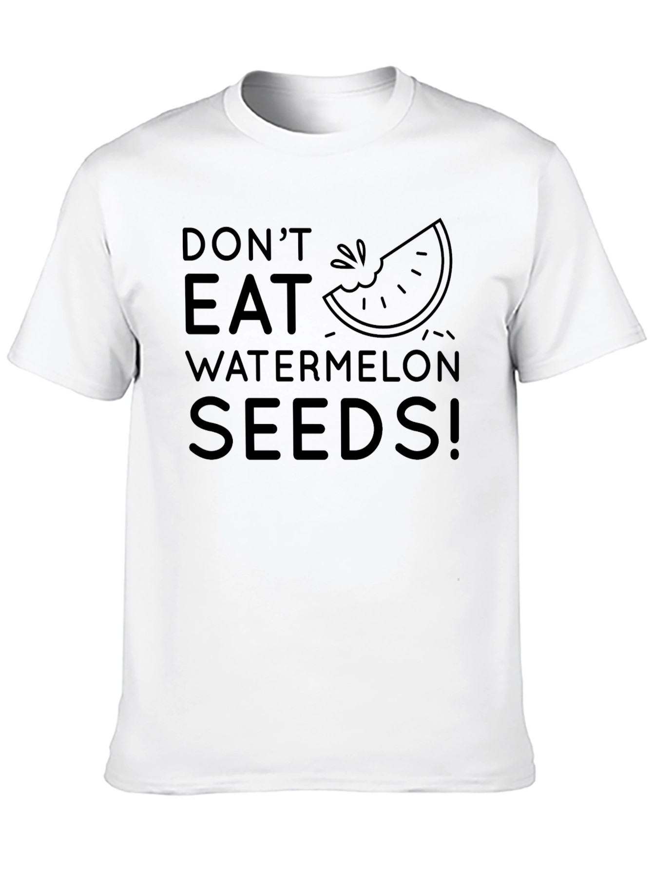 Black Don't Eat Watermelon Seeds! Novelty T-Shirt view 10