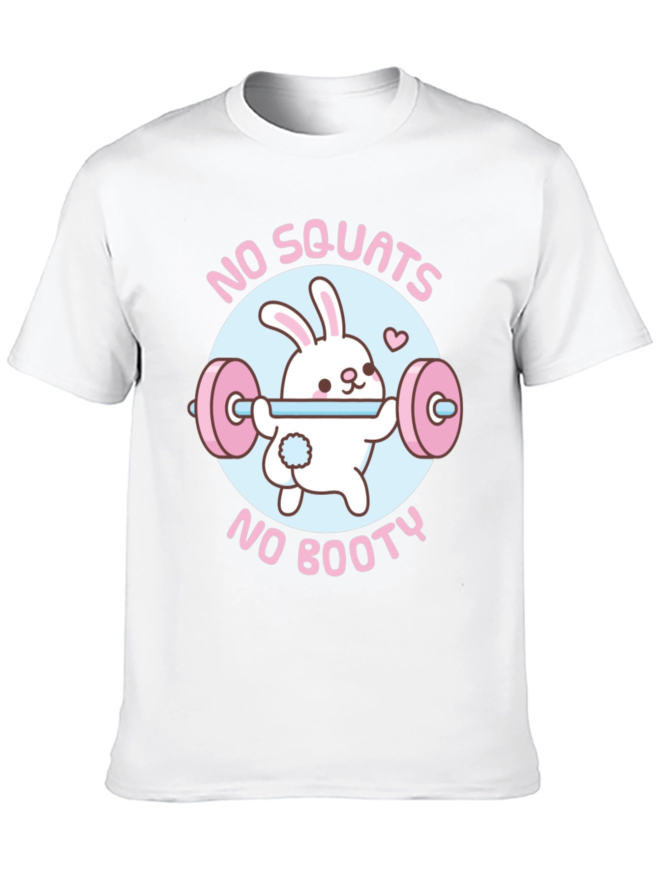 Black No Squats No Booty Funny Workout Shirt view 10
