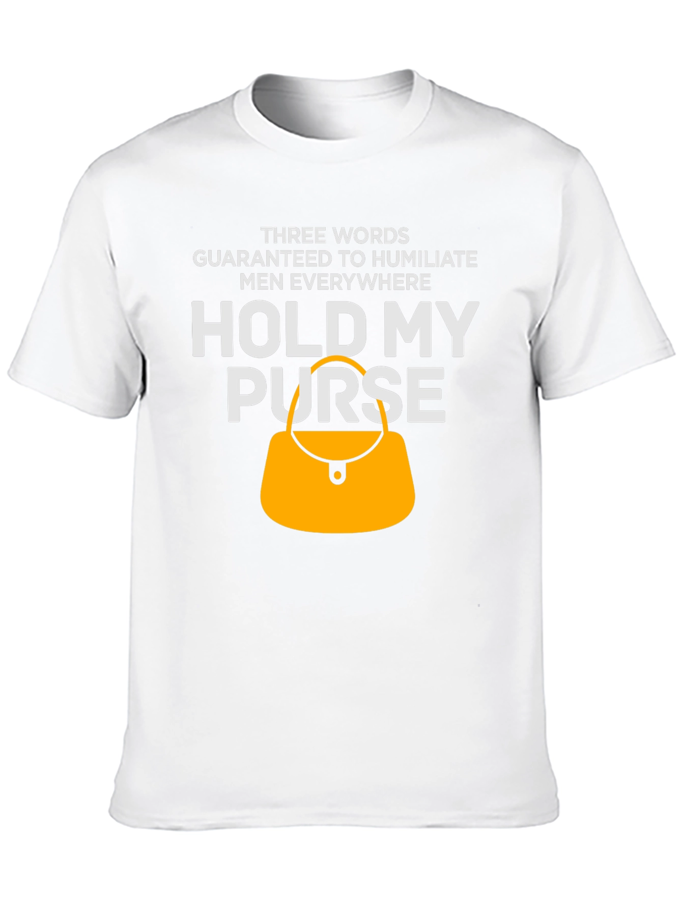 Black Humorous Graphic Tee - Hold My Purse view 10