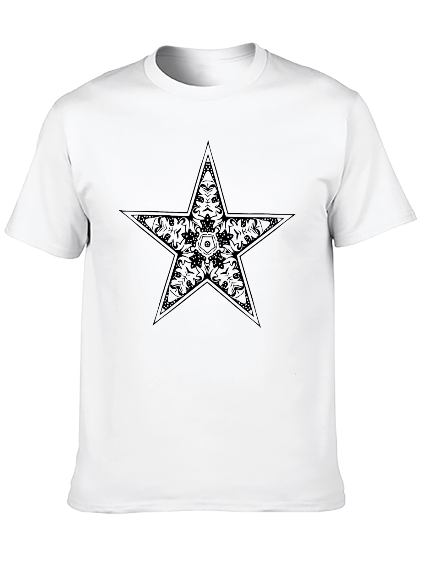 Black Black Star Graphic Tee view 10