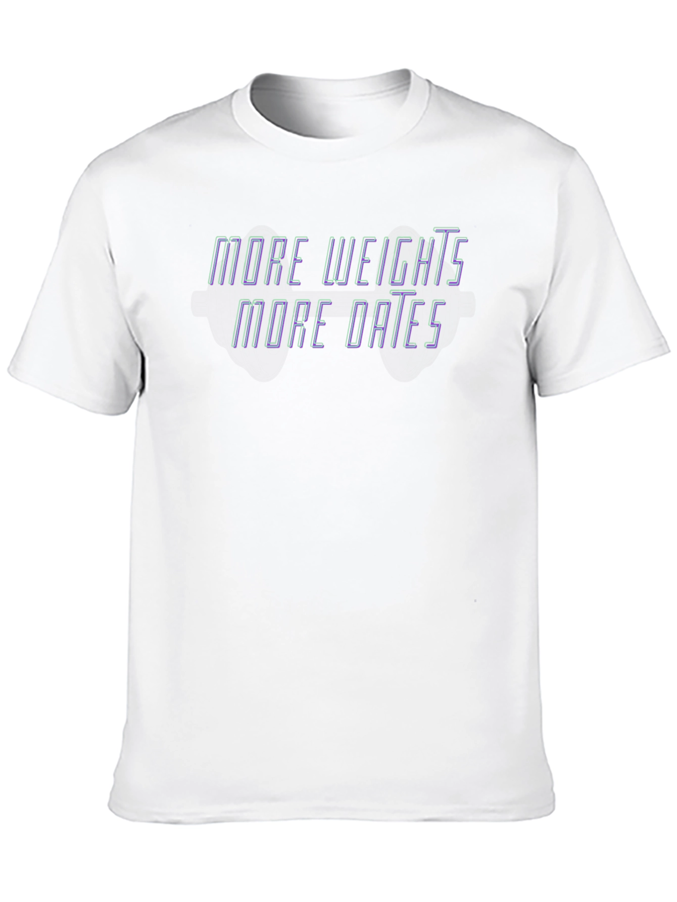 Black More Weights More Dates Graphic Tee view 10
