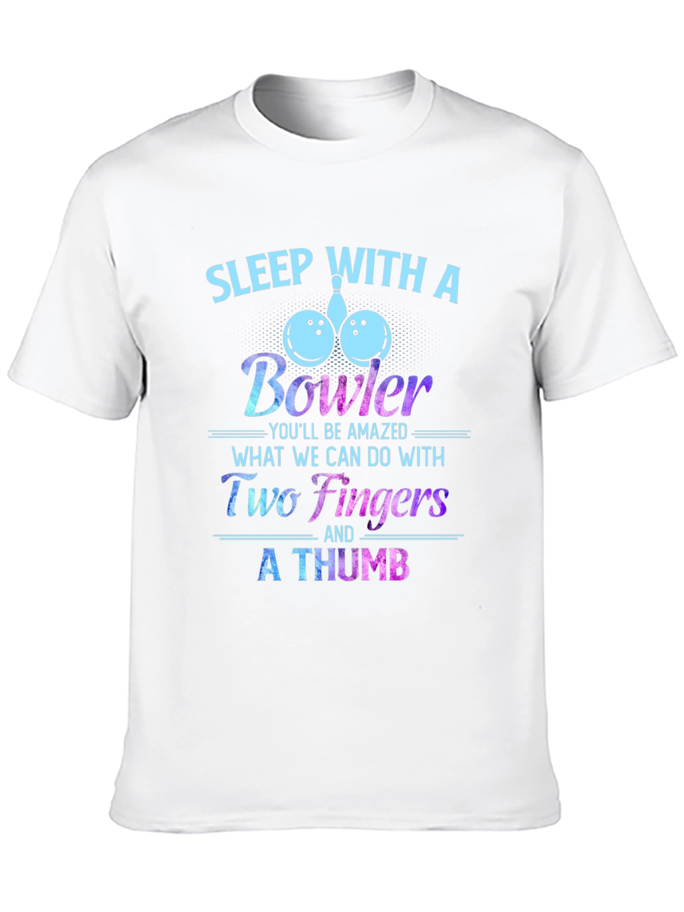 Black Sleep With A Bowler Funny T-Shirt view 10