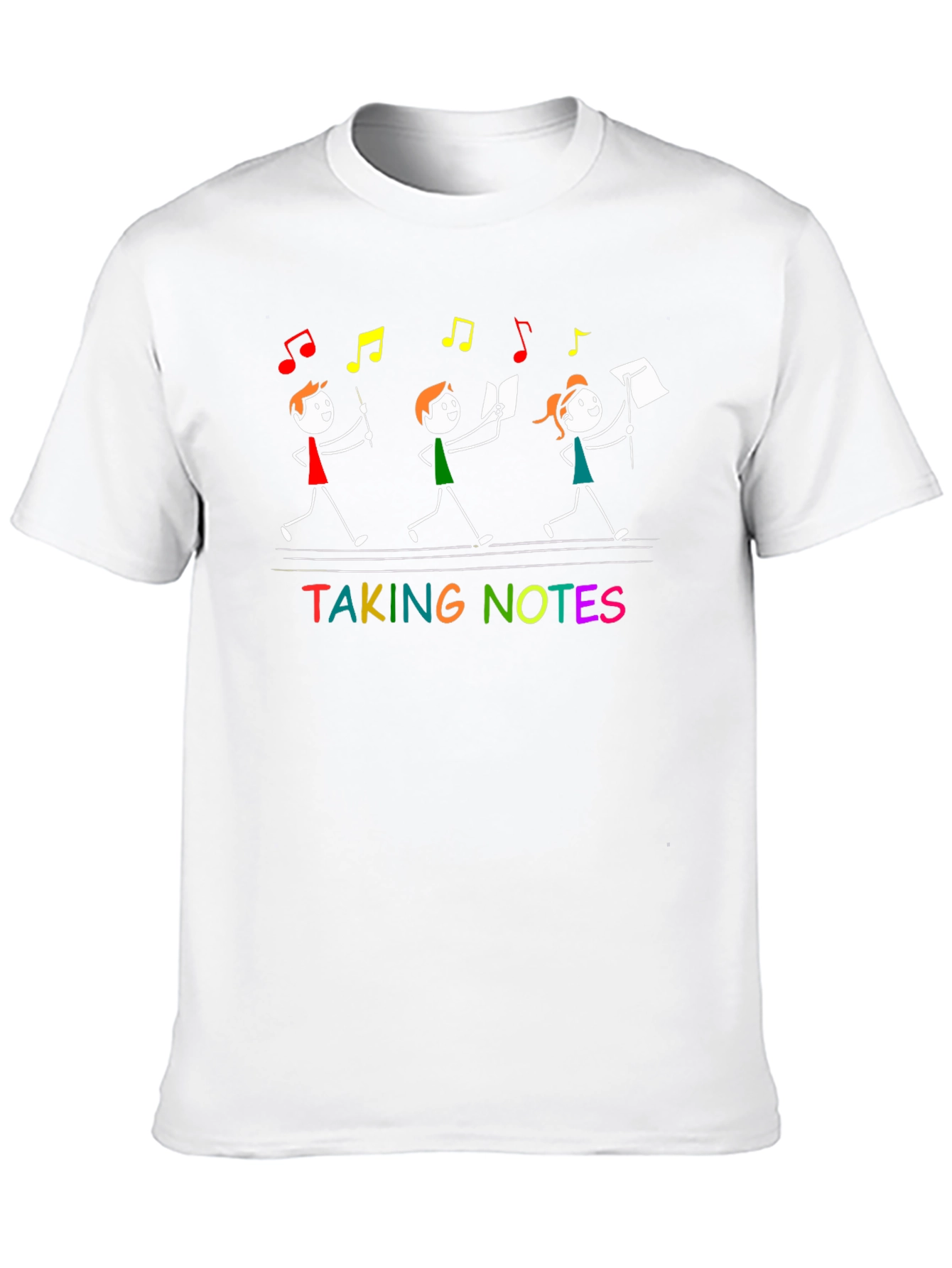 Black Taking Notes Graphic T-Shirt view 10