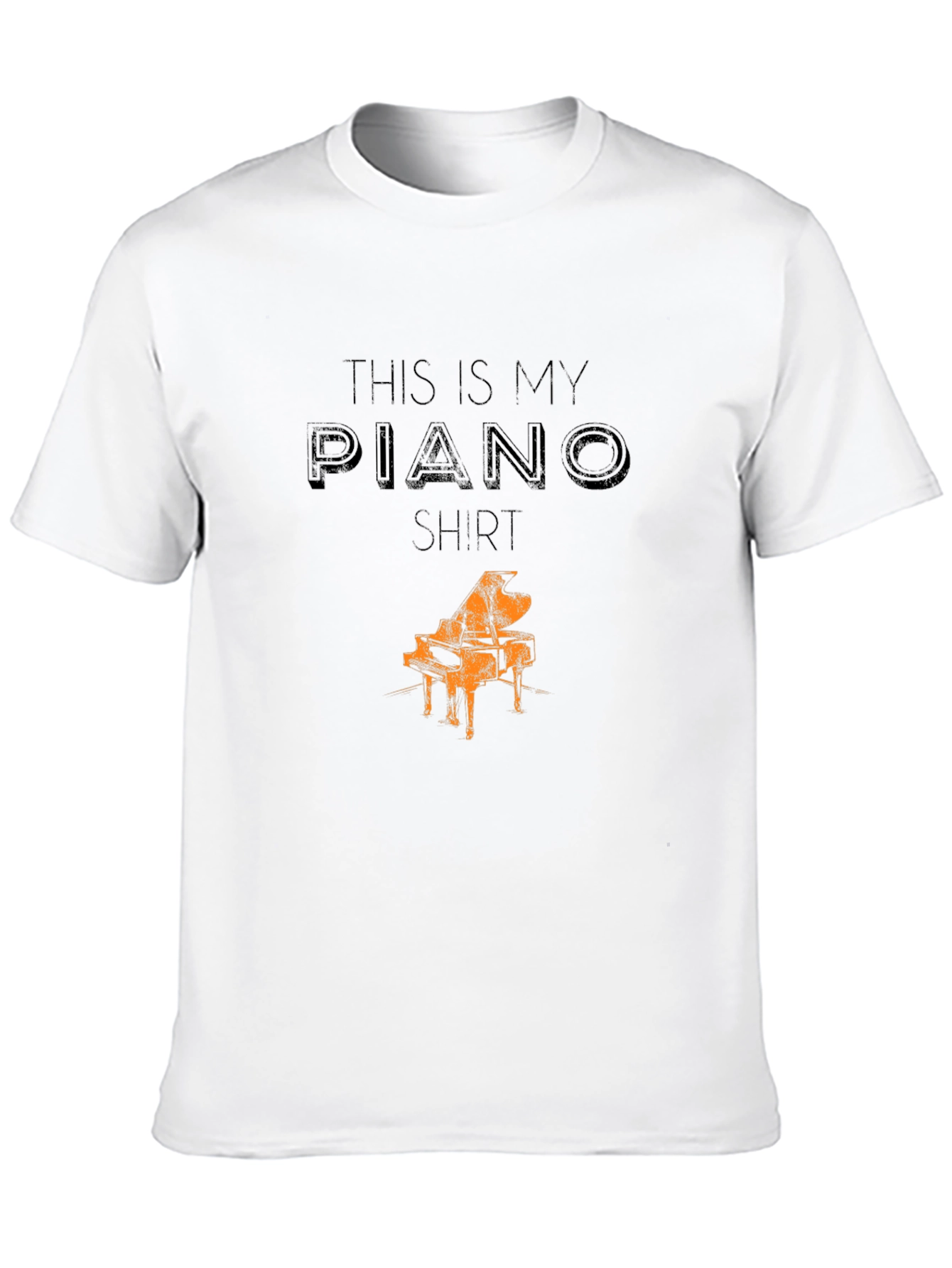 Black Piano Shirt - Musician's Novelty Tee view 10