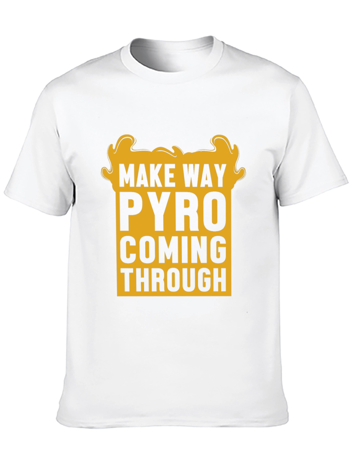 Black Make Way Pyro T-Shirt - Bold Graphic Tee view 10