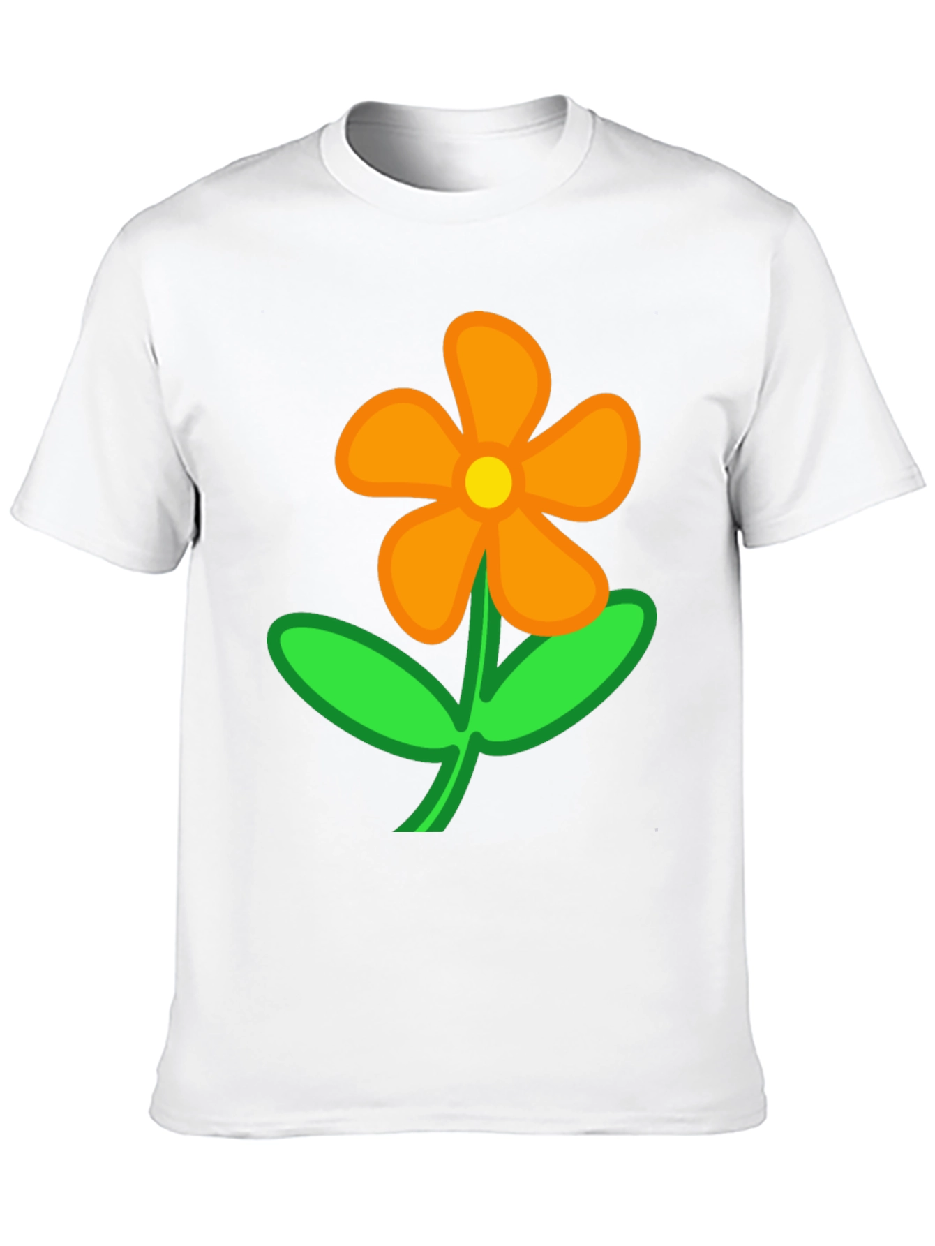 Black Black Flower T-Shirt - Casual Cotton Tee view 10