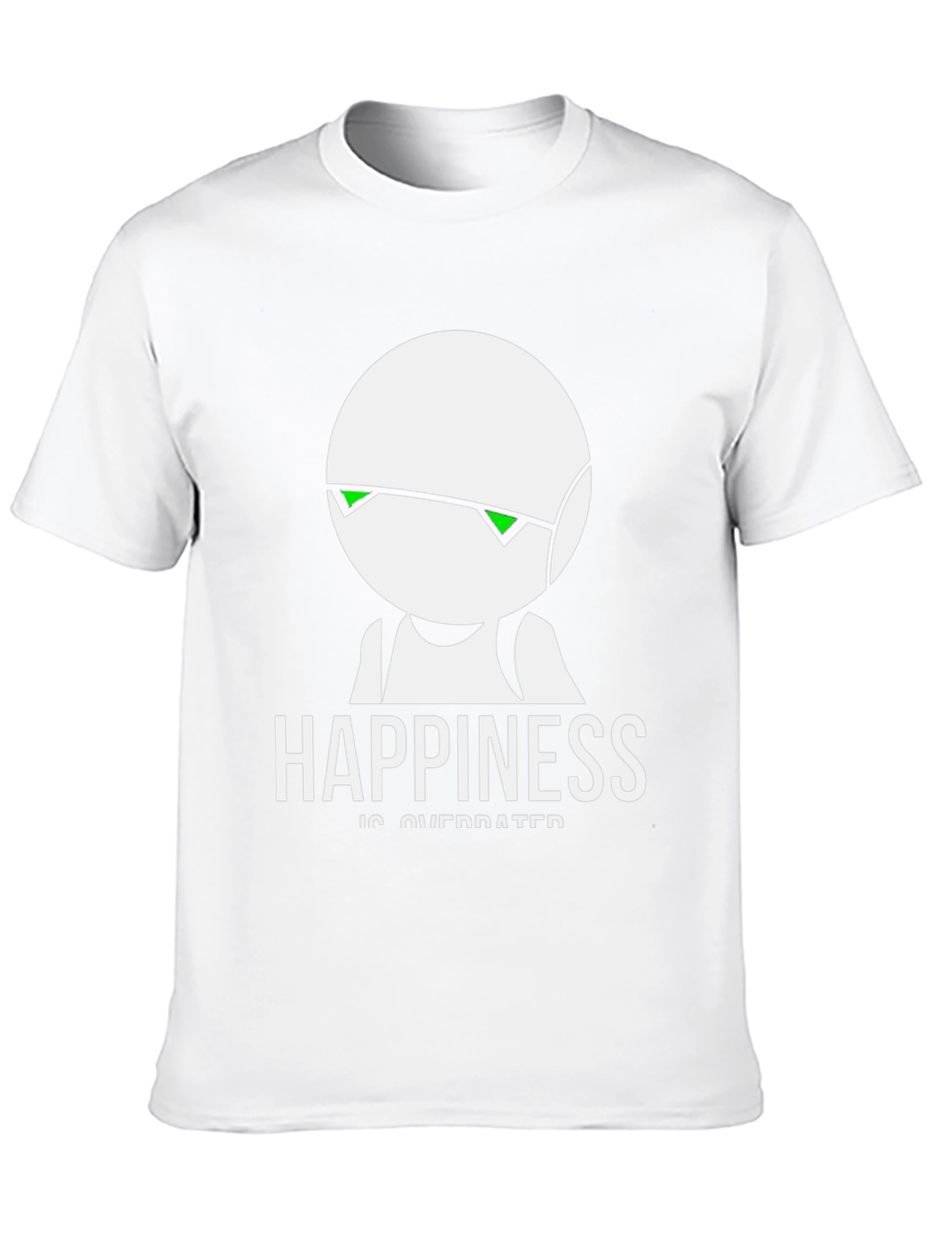 Black Happiness Is Overrated T-Shirt view 10