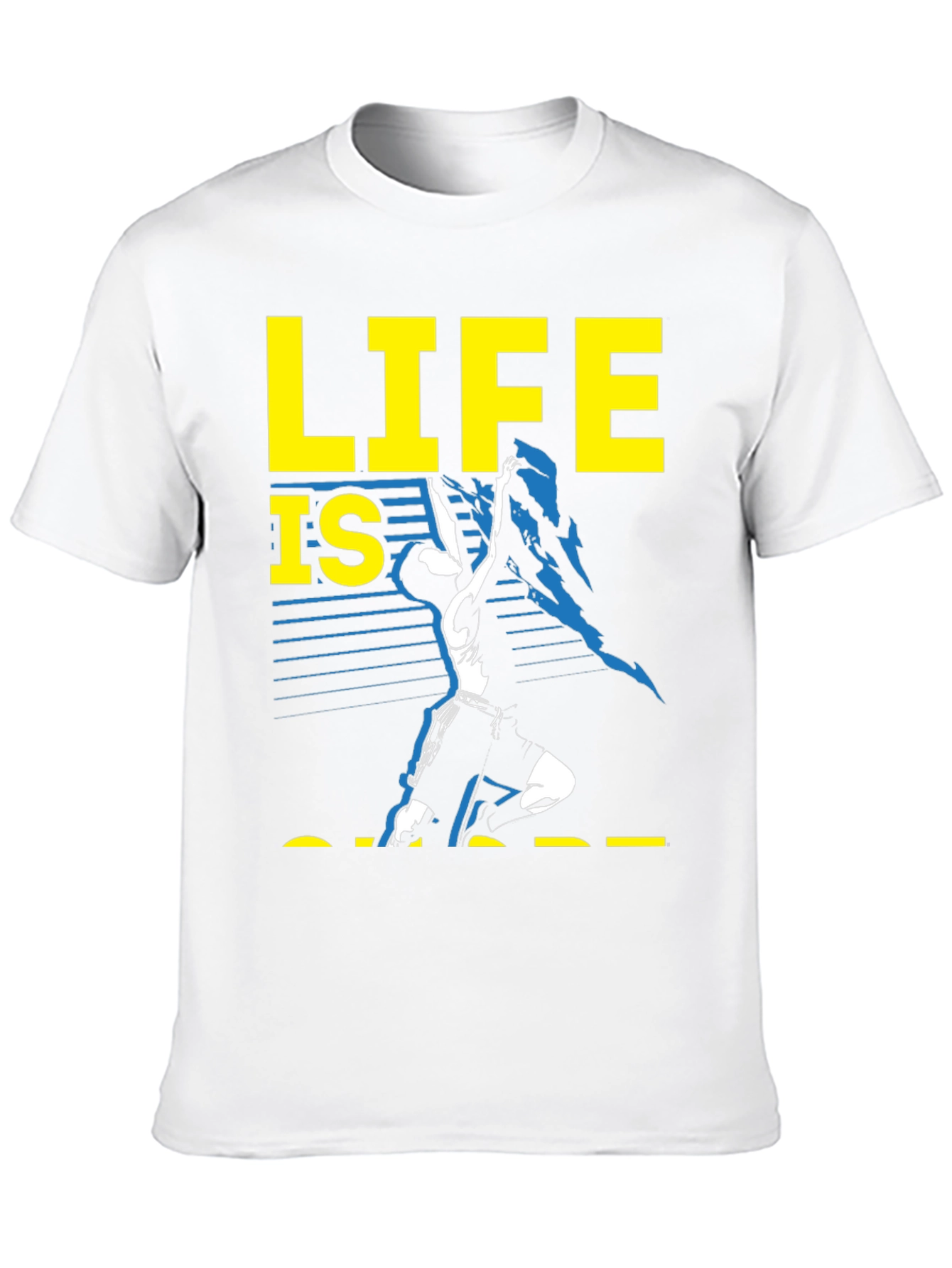 Black Life is Short T-Shirt Graphic Tee view 10