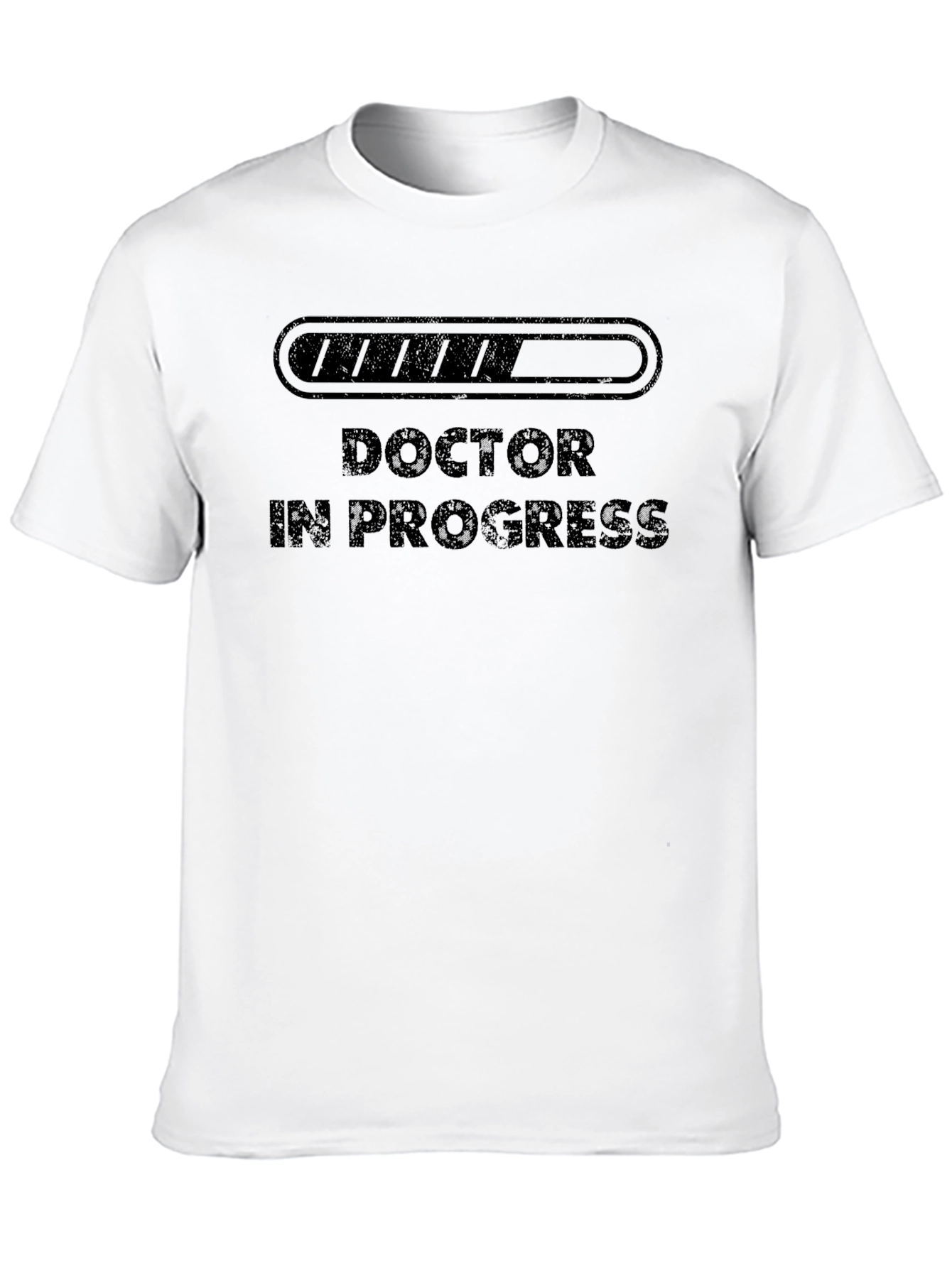 Black Doctor in Progress T-Shirt - Study Hard! view 10