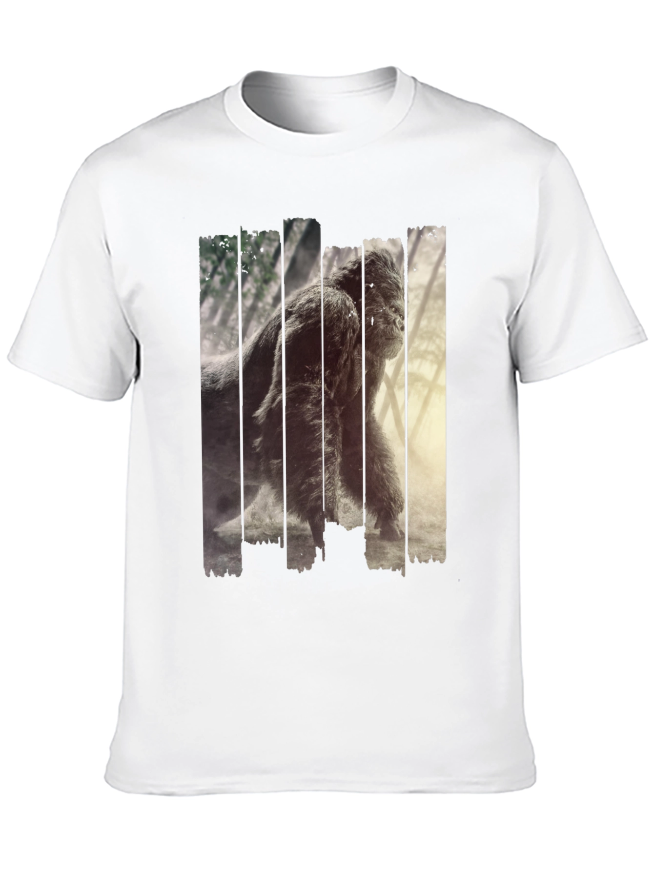 Black Gorilla Graphic Black T-Shirt view 10